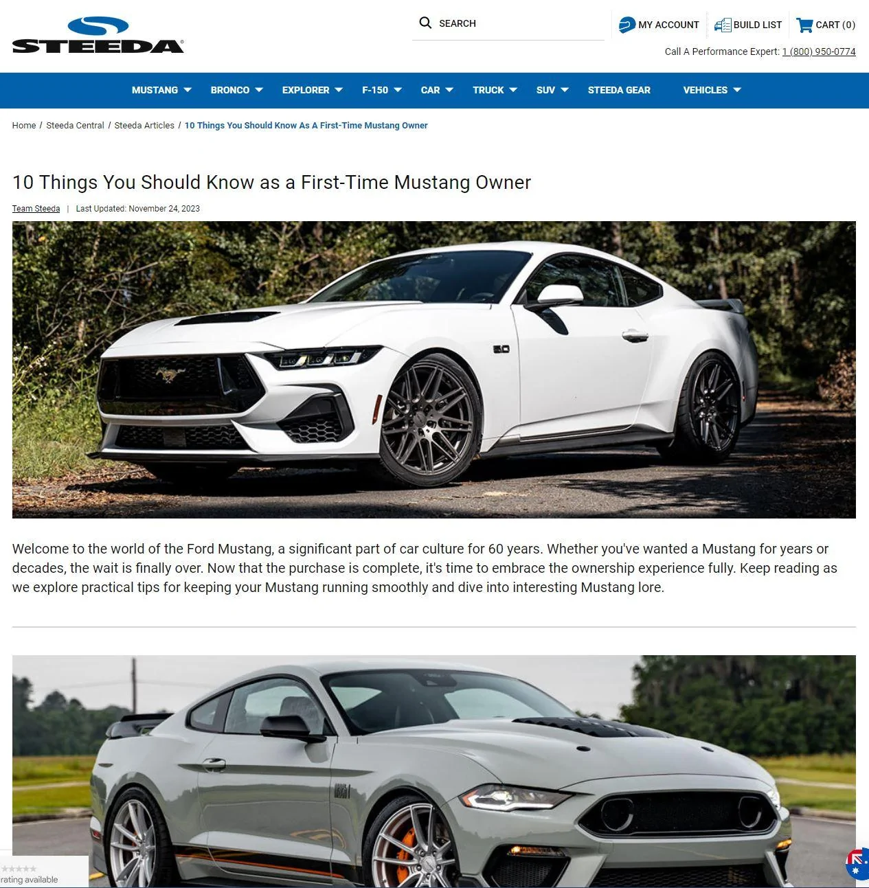 S650 Mustang Steeda: 10 Things You Should Know as a First-Time Mustang Owner Captur