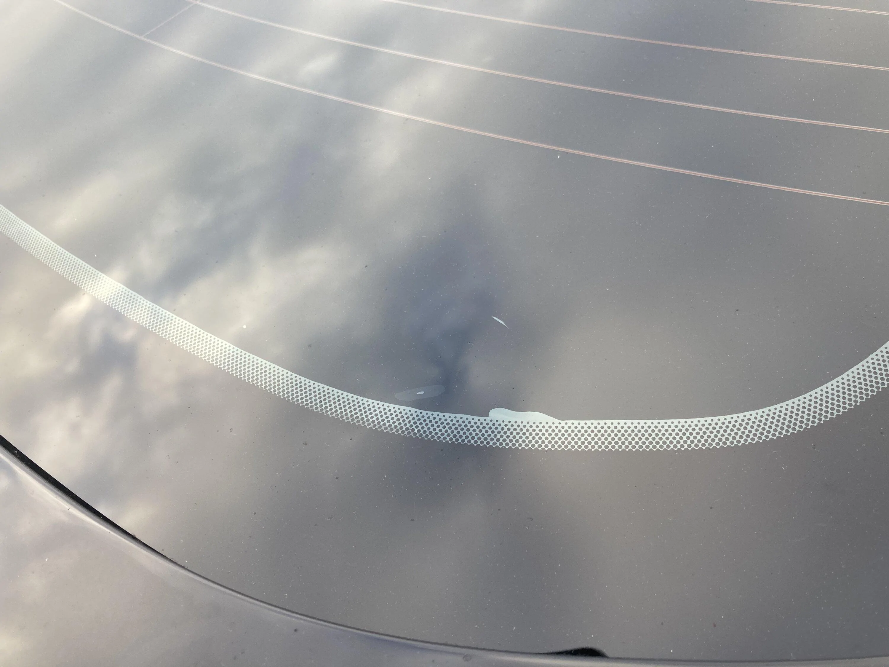 S650 Mustang Car Tint Bubbling IMG_7703
