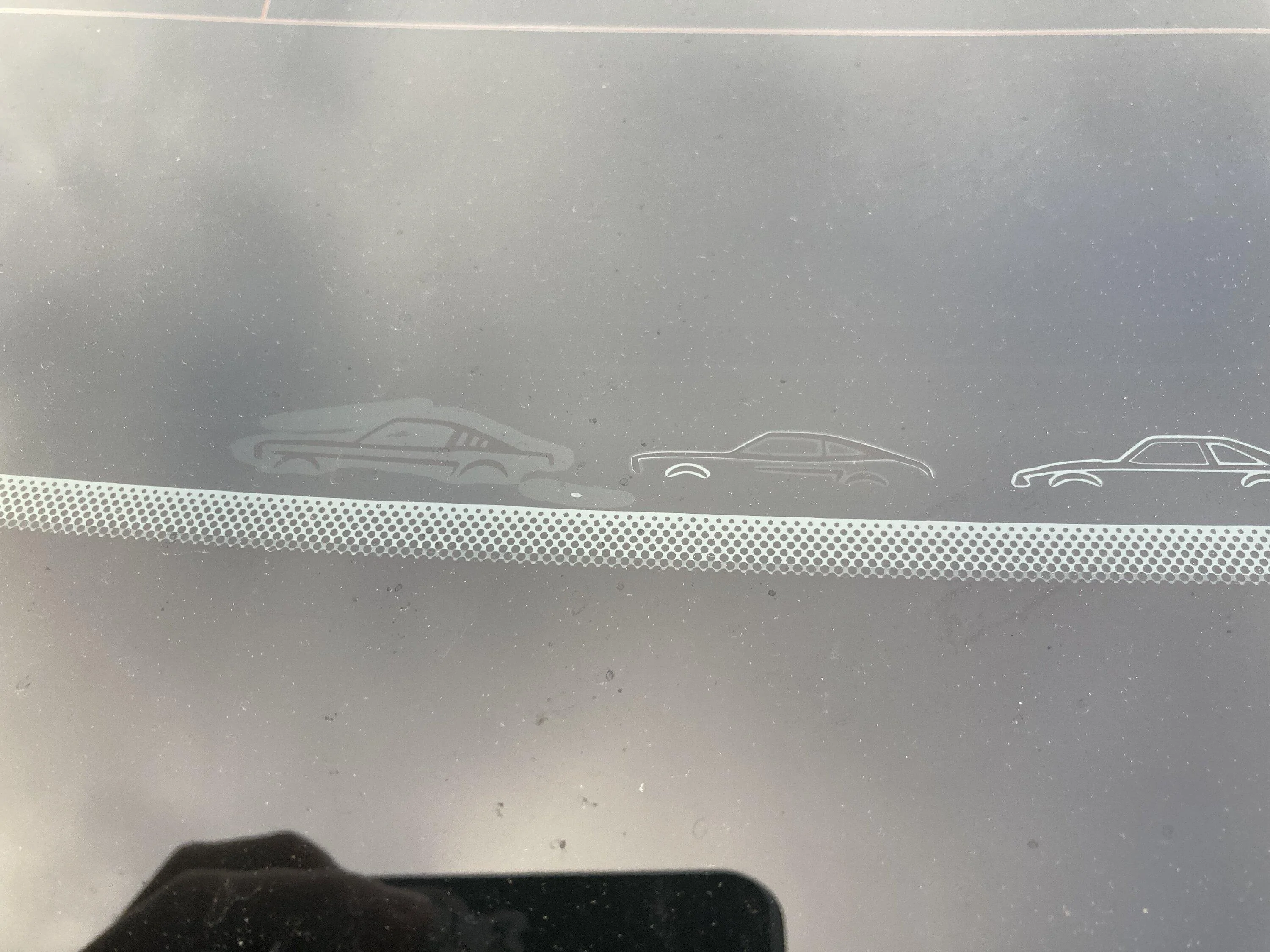 S650 Mustang Car Tint Bubbling IMG_7705