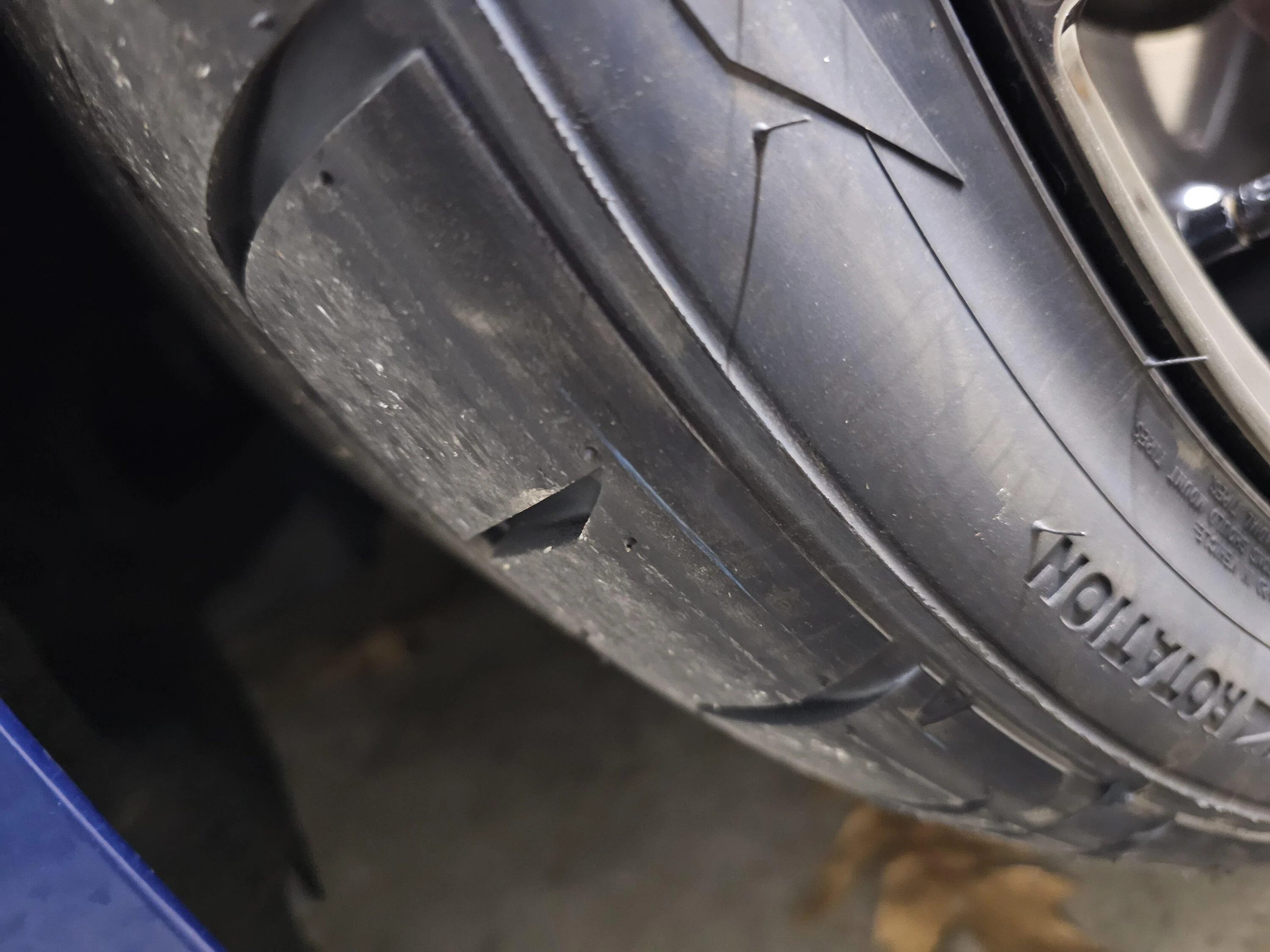 S650 Mustang Rubbing only on one side after lowering springs and new tire/wheels 20240206_071811