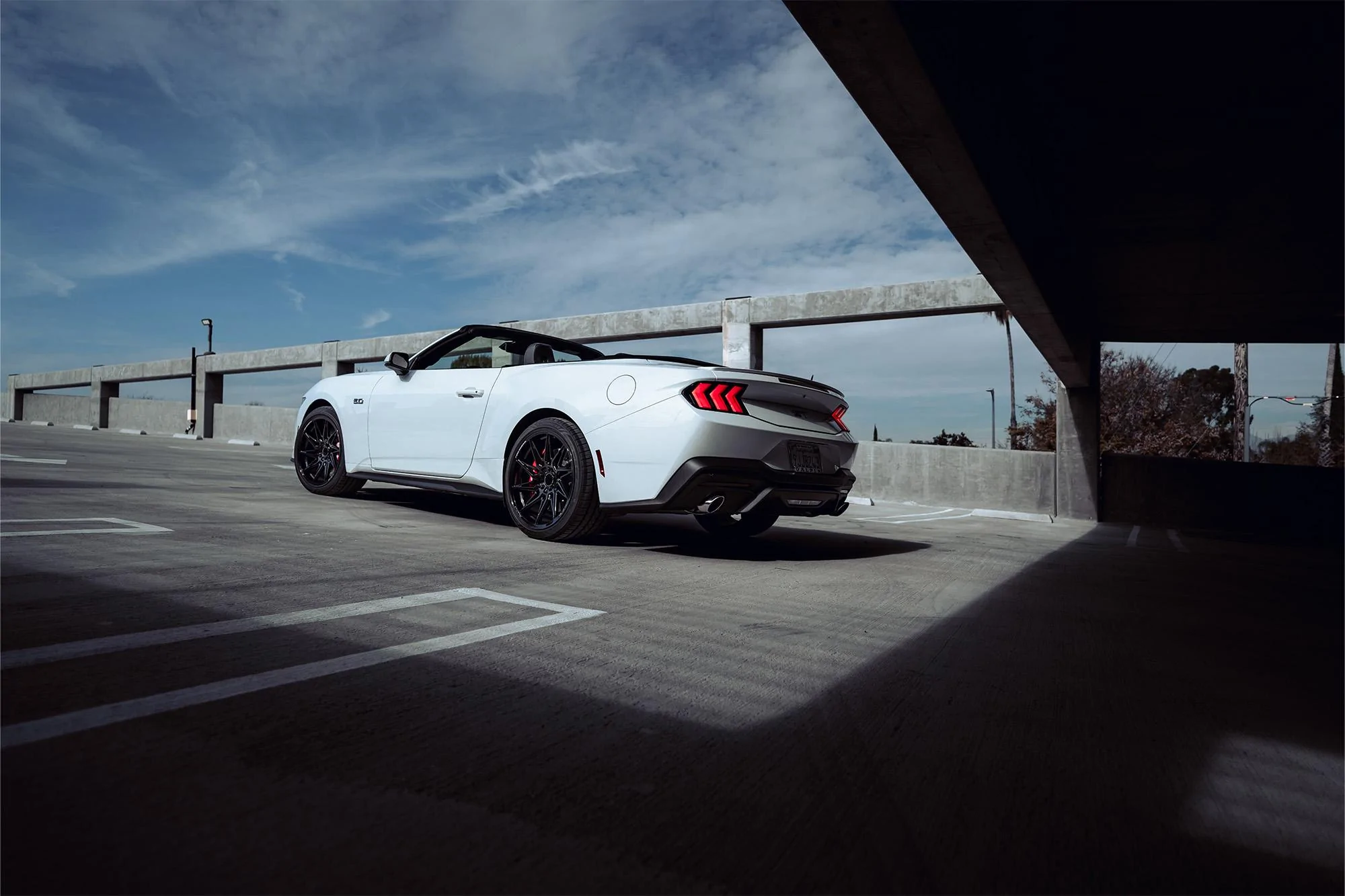 S650 Mustang Blaque Diamond BD-F18 BD-D25 BD-F29 Flow Forged Series - Vibe Motorsports 2024-mustang-gt-bdf20-gloss-black-high-res-10