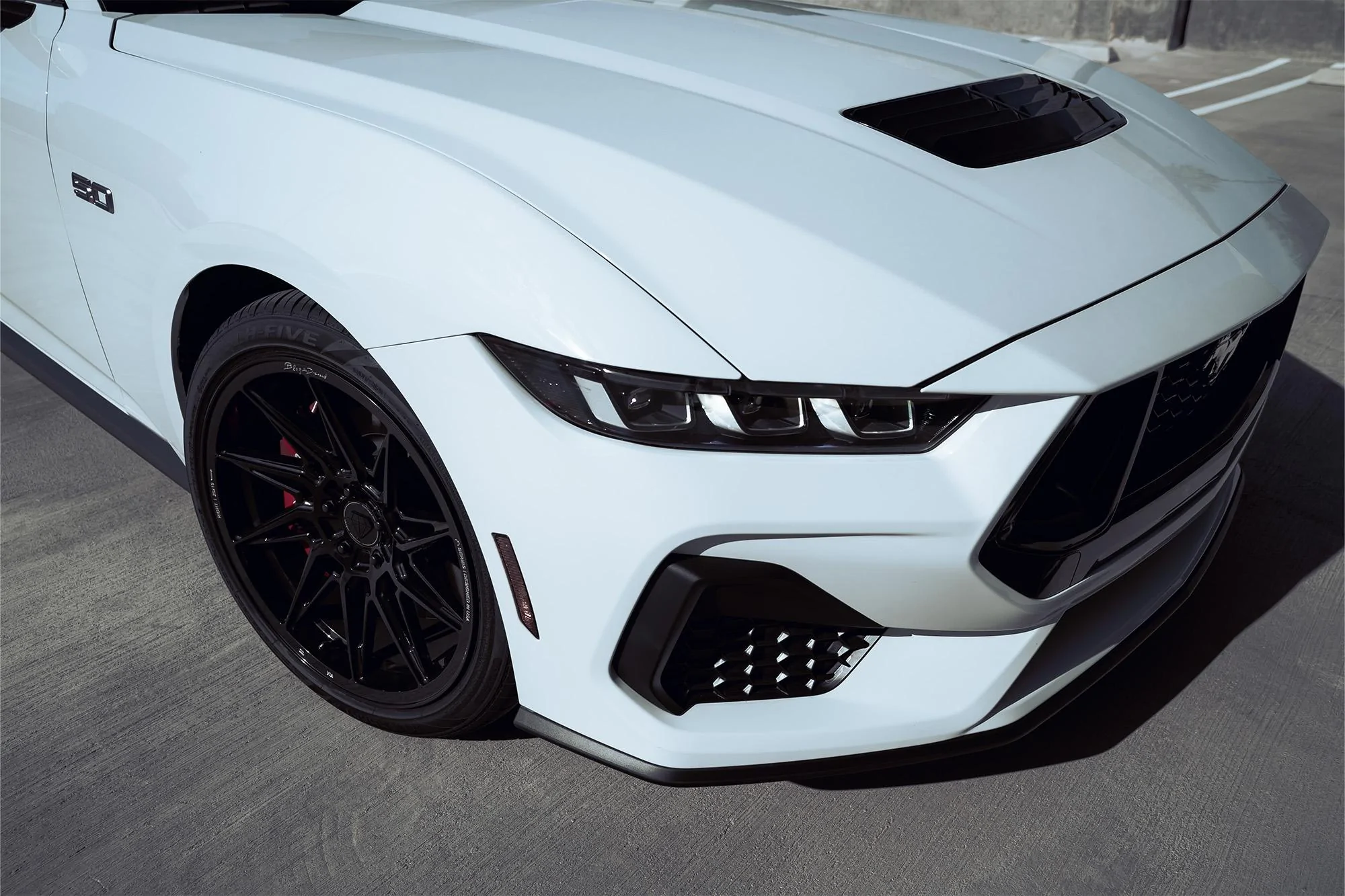 S650 Mustang Blaque Diamond BD-F20 Wheels on S650 2024-mustang-gt-bdf20-gloss-black-high-res-2