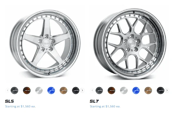 S650 Mustang Velgen Forged SL Series SL5 SL7 SL9 SL10 SL12 Forged Wheels - Vibe Motorsports 1