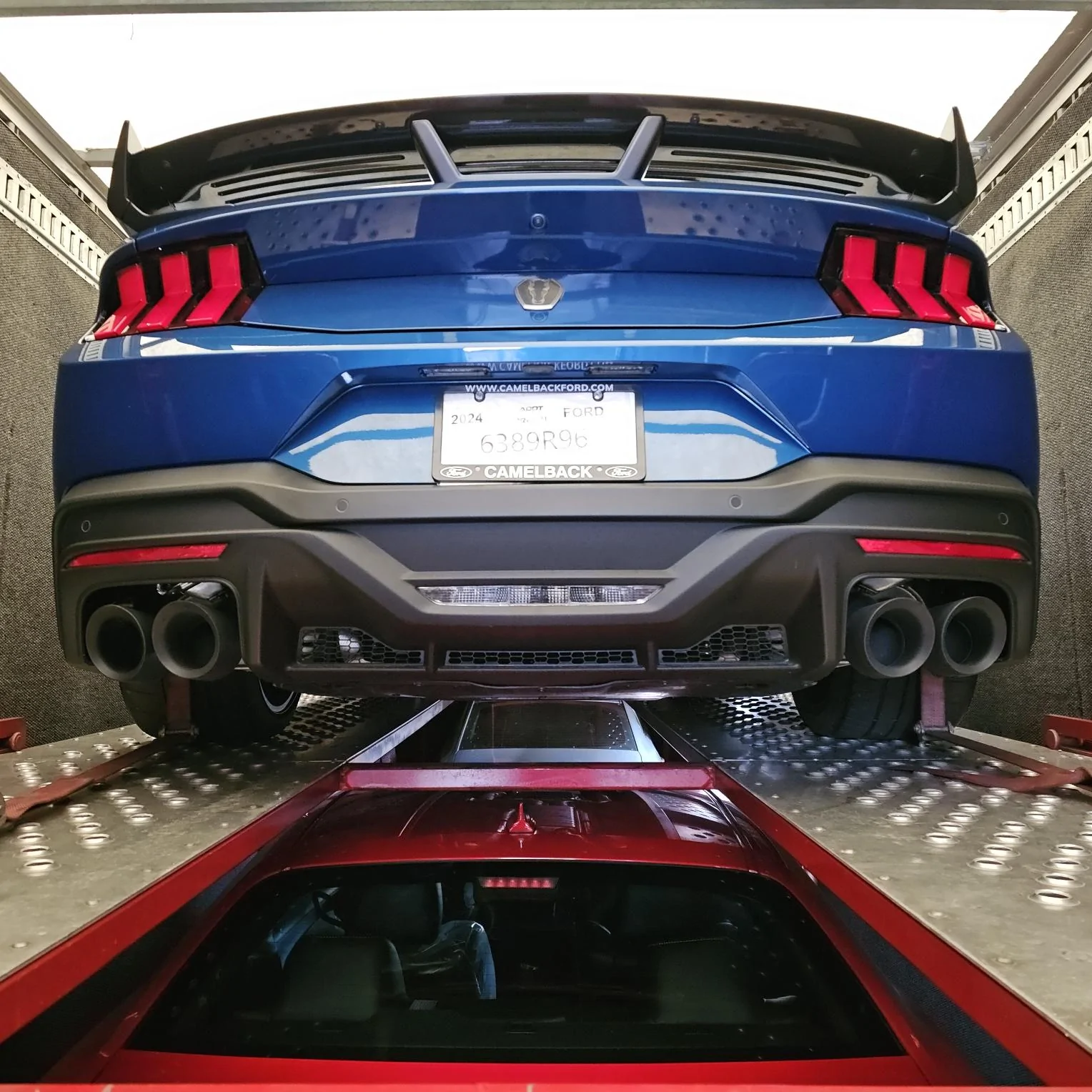 S650 Mustang New 2024 Dark Horse Premium and was told it was repainted QUWZ0913