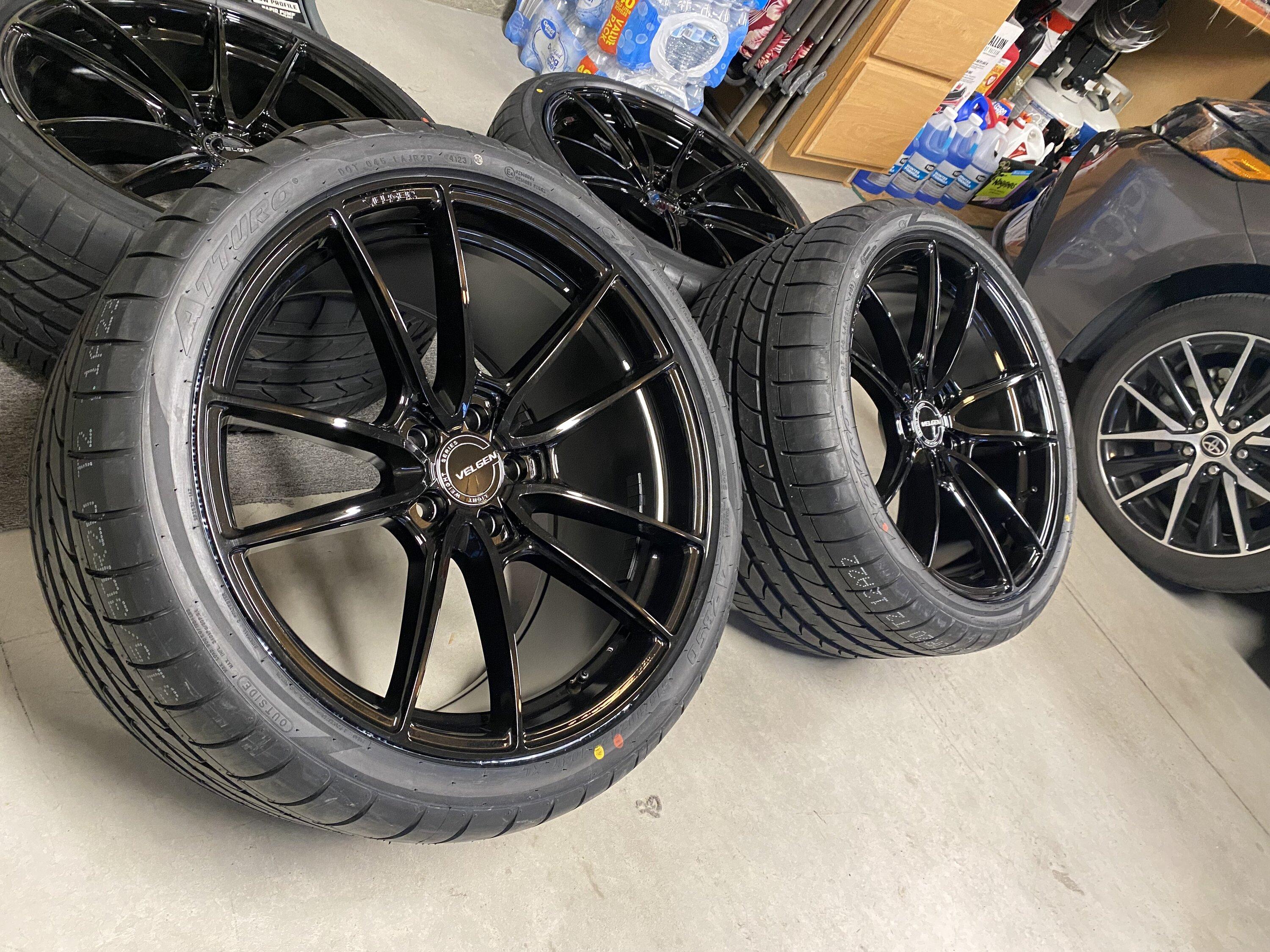 S650 Mustang Rubbing only on one side after lowering springs and new tire/wheels IMG_7555