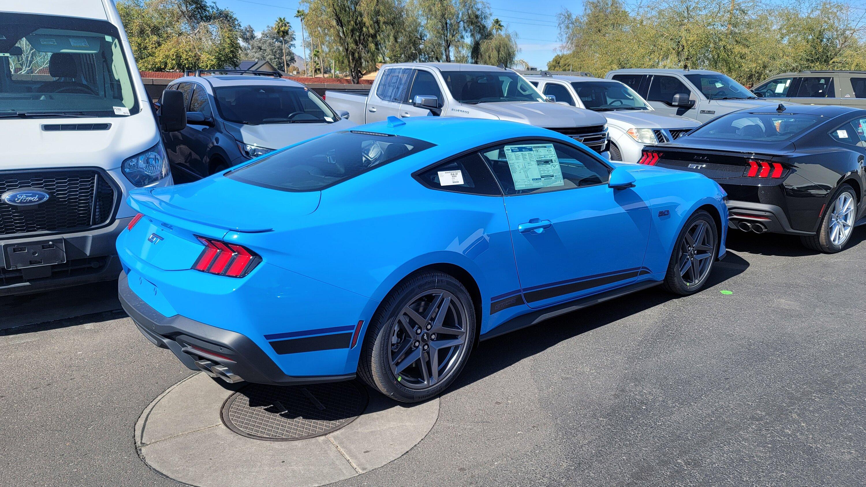 S650 Mustang 2024 Mustang GTCS (California Special) Arrives at Dealership 20240221_121425