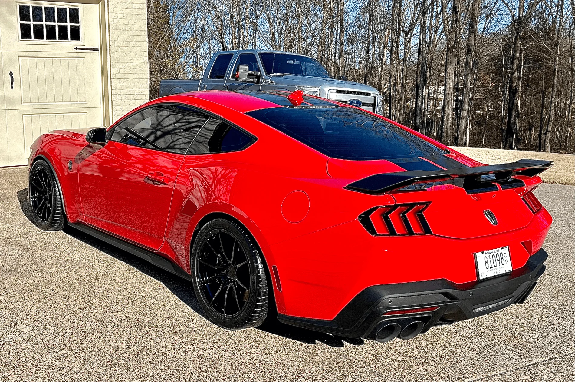 S650 Mustang It was time to stripe the car C1B9B4CF-8558-4EEB-A8D1-59E49B9A4234