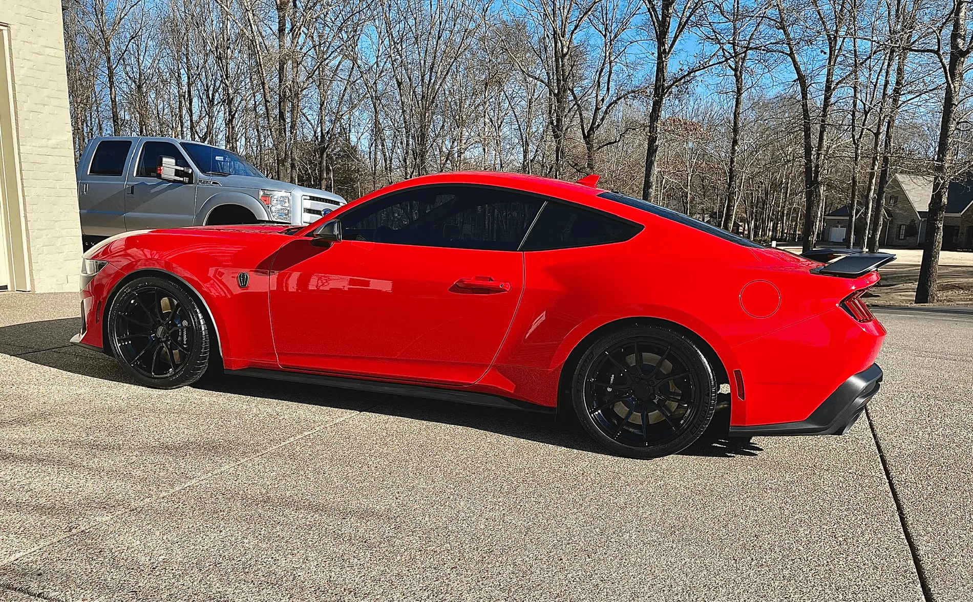 S650 Mustang It was time to stripe the car 7BF826B1-2FE9-42AE-9424-F518C3747482