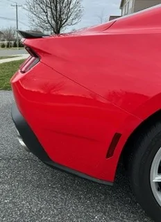 S650 Mustang Installed Air Design Spoiler + side stripes car2