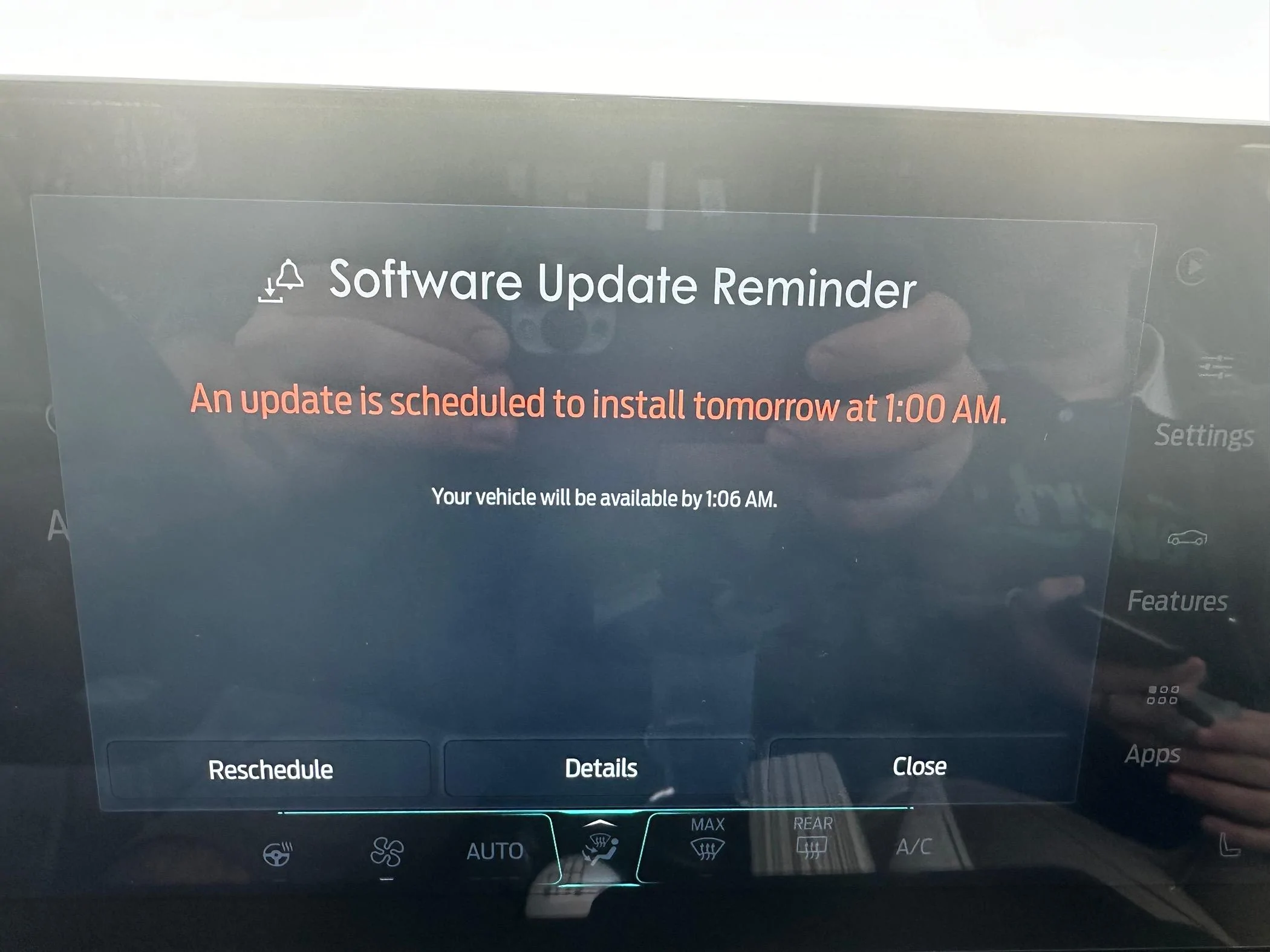 S650 Mustang First OTA software update IMG_8800