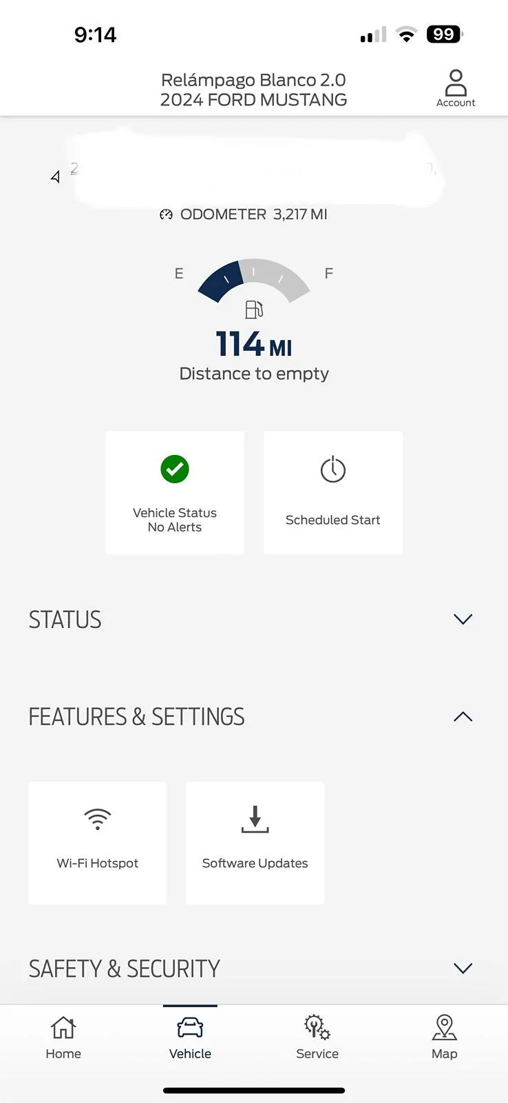 S650 Mustang First OTA software update IMG_3349