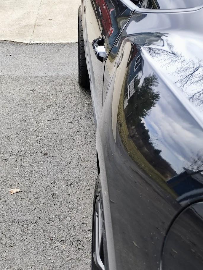 S650 Mustang Front wheel poke more than rear Mustang 1