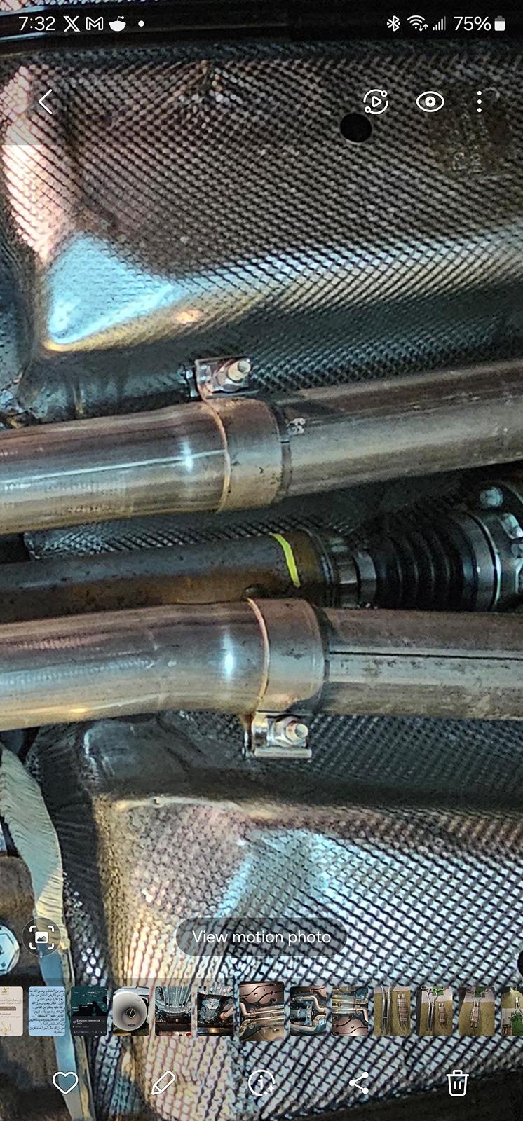 S650 Mustang Condensation under H-Pipe 1000044778