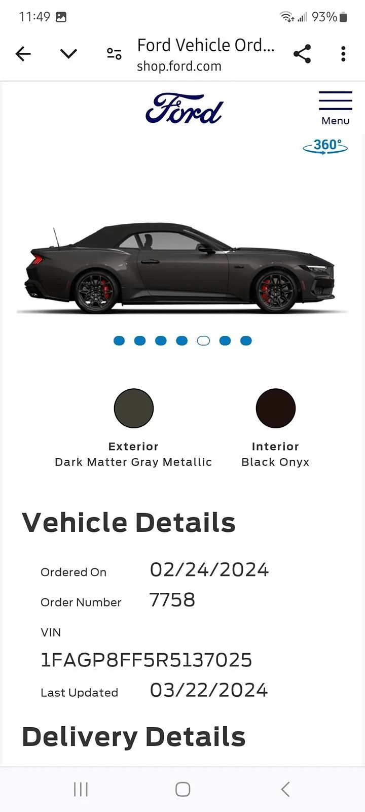 S650 Mustang 2024+ Mustang S650 Orders Tracking List & Stats [Enter Yours!] 1000002544