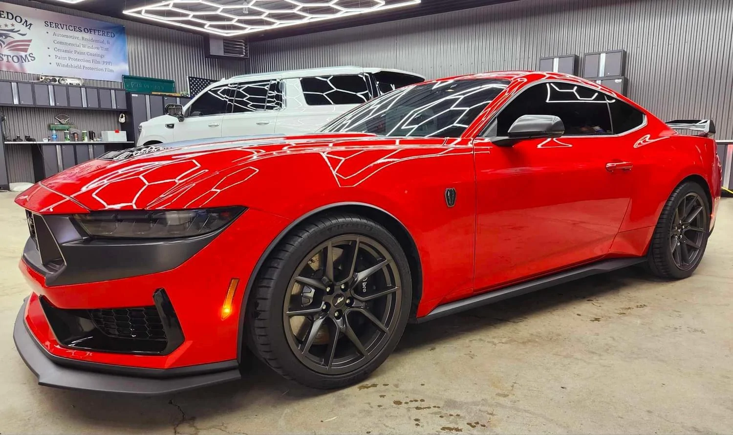 S650 Mustang Ceramic Coat on the Dark Horse Install Complete! IMG_2509