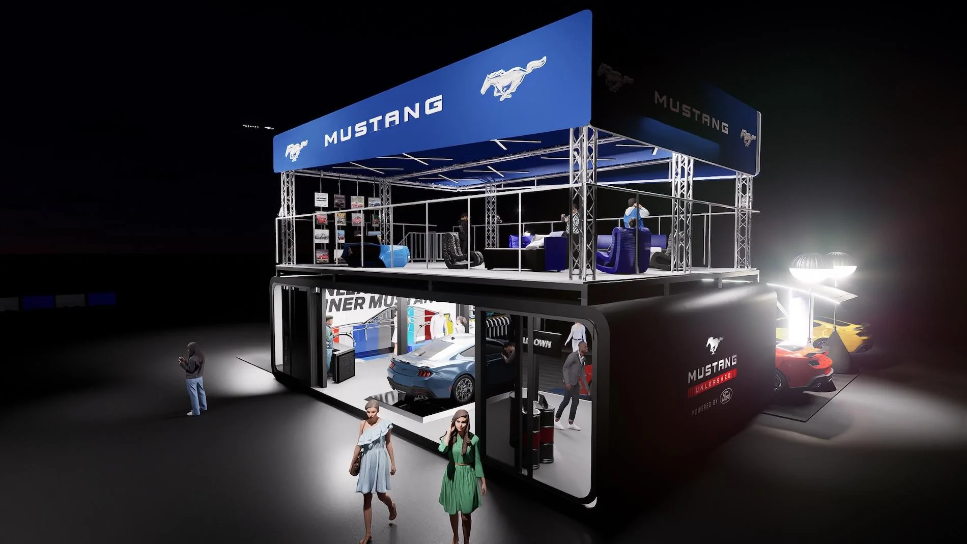 S650 Mustang "Mustang Unleashed" national demo tour announced to celebrate Mustang's 60th Birthday. Registration now open Mustang Unleashed Render 1