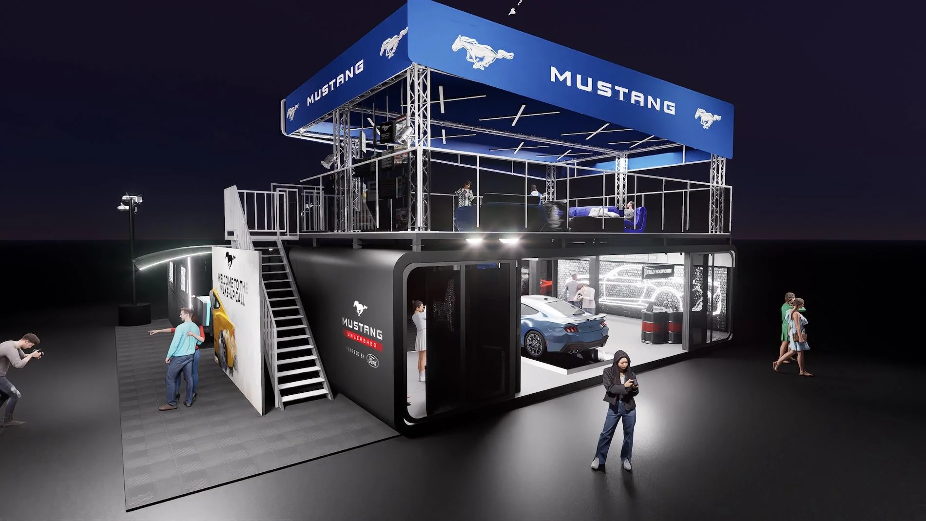S650 Mustang "Mustang Unleashed" national demo tour announced to celebrate Mustang's 60th Birthday. Registration now open Mustang Unleashed Render 3