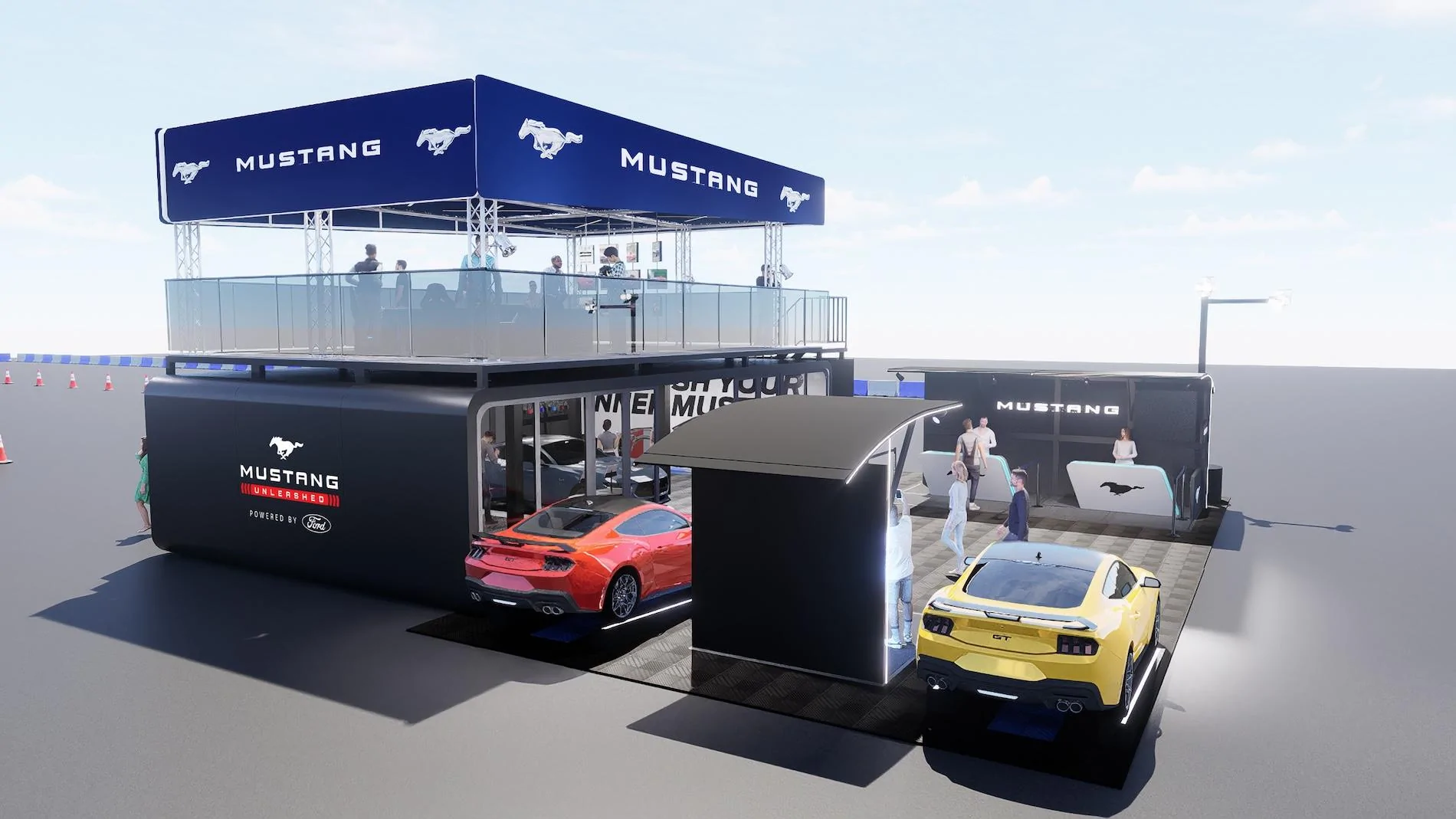 S650 Mustang "Mustang Unleashed" national demo tour announced to celebrate Mustang's 60th Birthday. Registration now open Mustang Unleashed Render 5