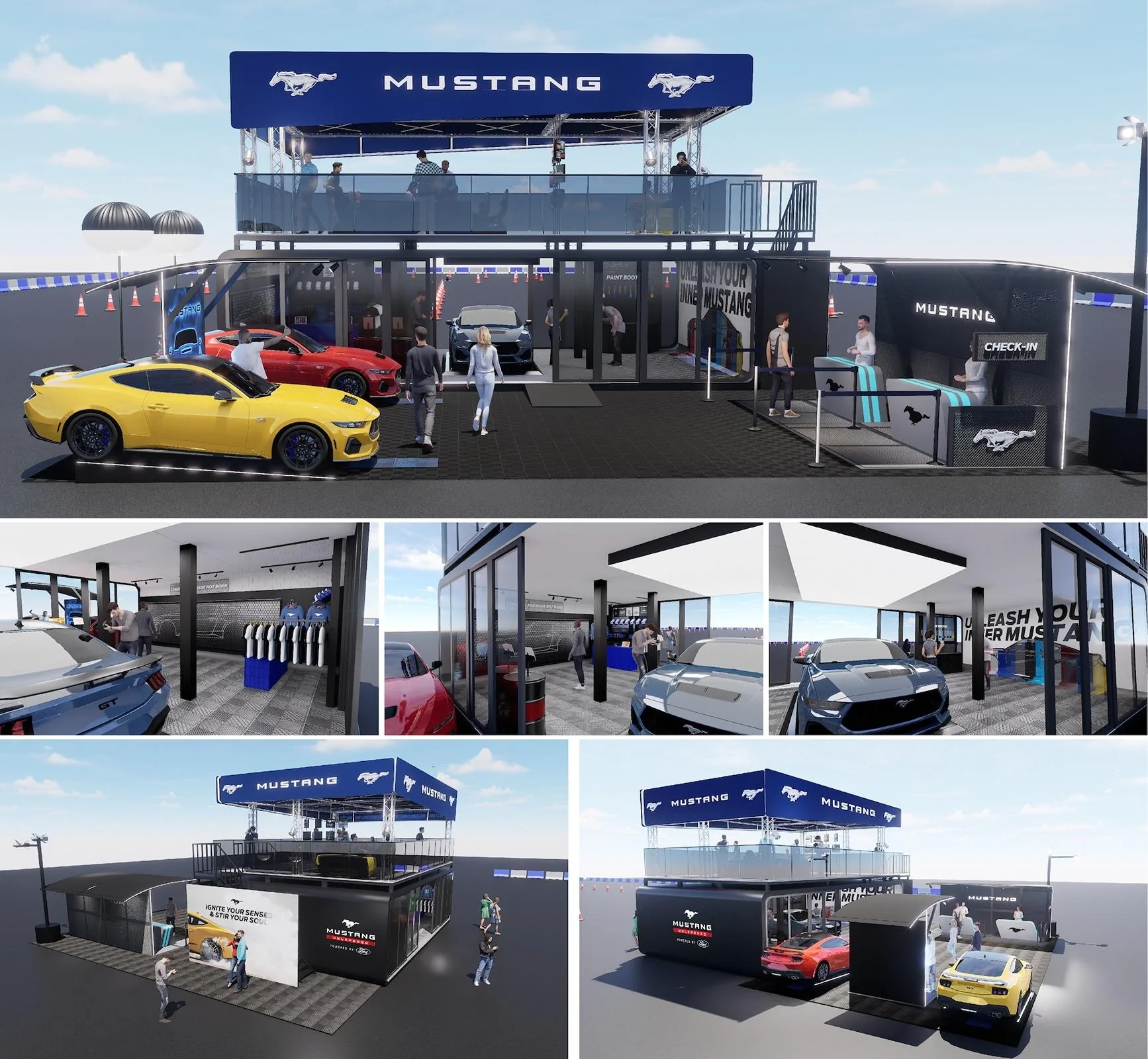 S650 Mustang "Mustang Unleashed" national demo tour announced to celebrate Mustang's 60th Birthday. Registration now open Mustang Unleashed Multi-View Render 9