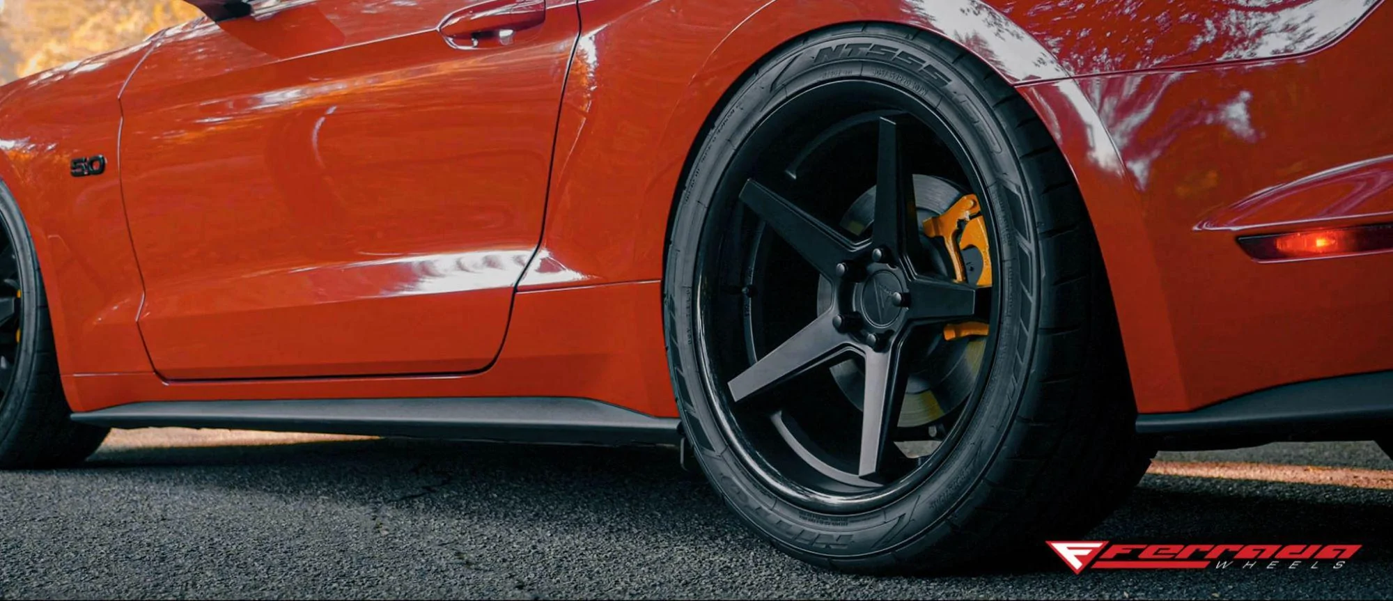 S650 Mustang Ferrada Wheels for the S650 community: DC Series / F8 Series / CM Series - S650 Ford Mustang 2018-mustang-gt-with-ferrada-fr3-wheels-2
