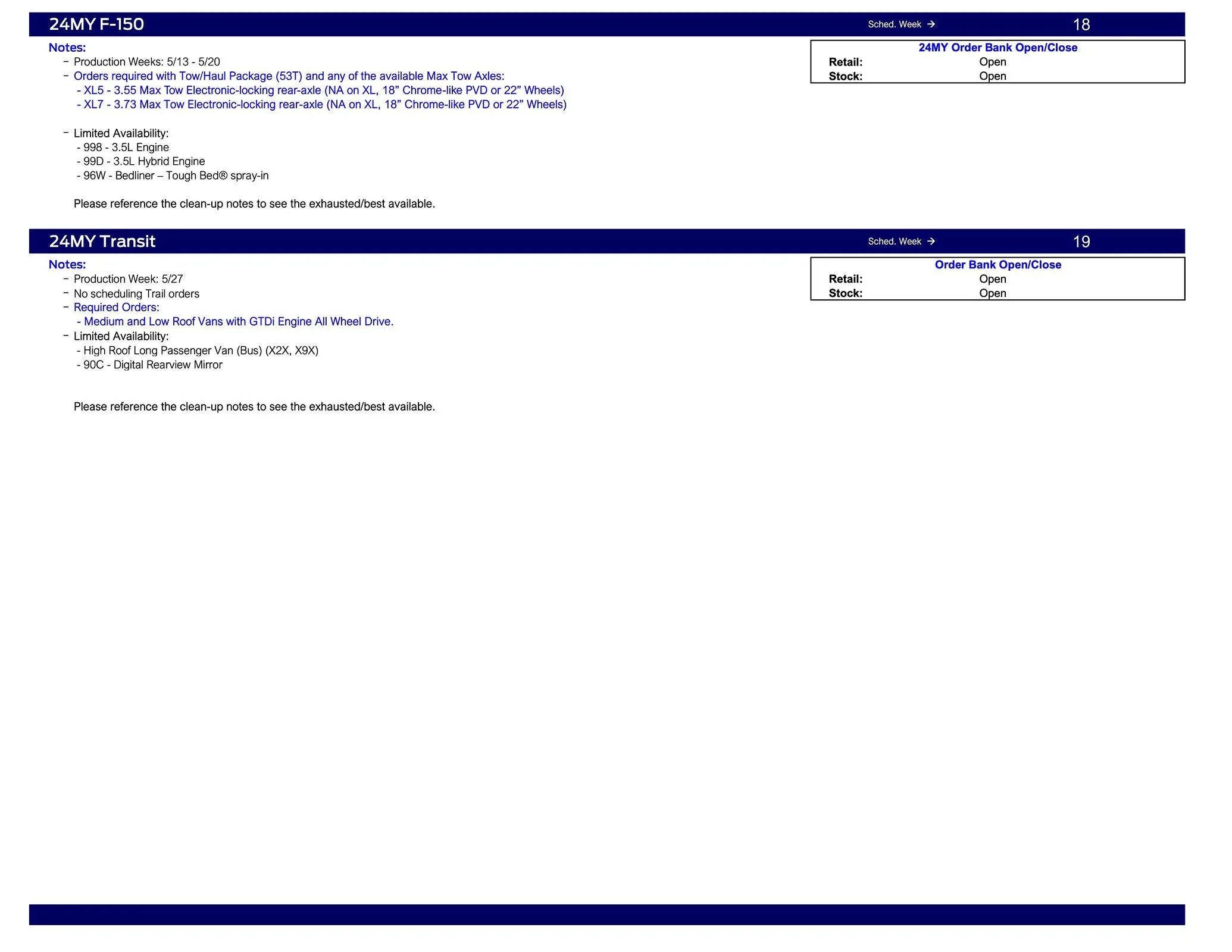 S650 Mustang 2024 Mustang No Scheduling This Week (4/4/24) Ford Scheduling Notes - 4.2.24-3