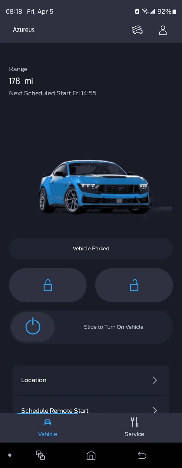 S650 Mustang Anyone else using the beta version of FordPass Screenshot_20240405_081823_FordPass