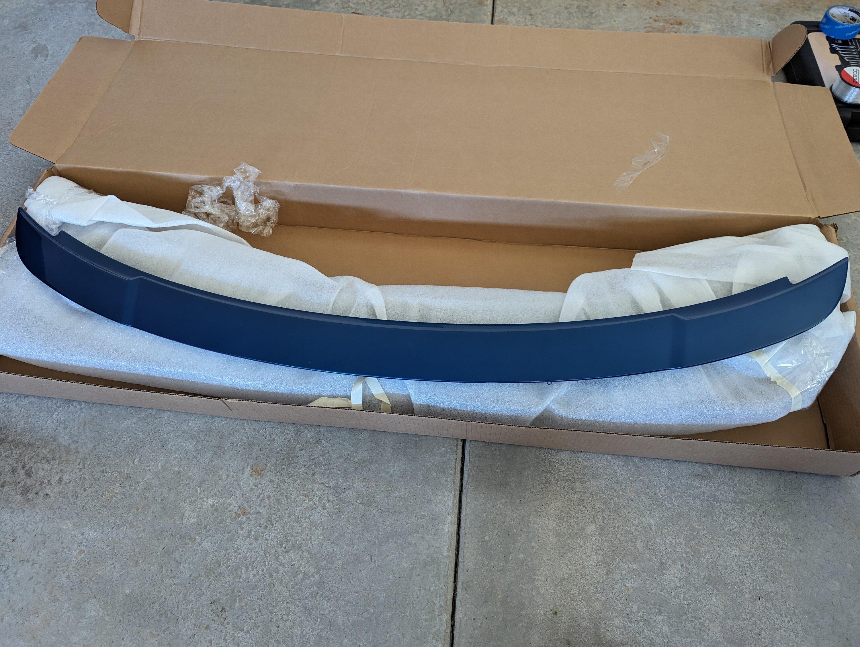 S650 Mustang Atlas Blue blade spoiler 1000002781