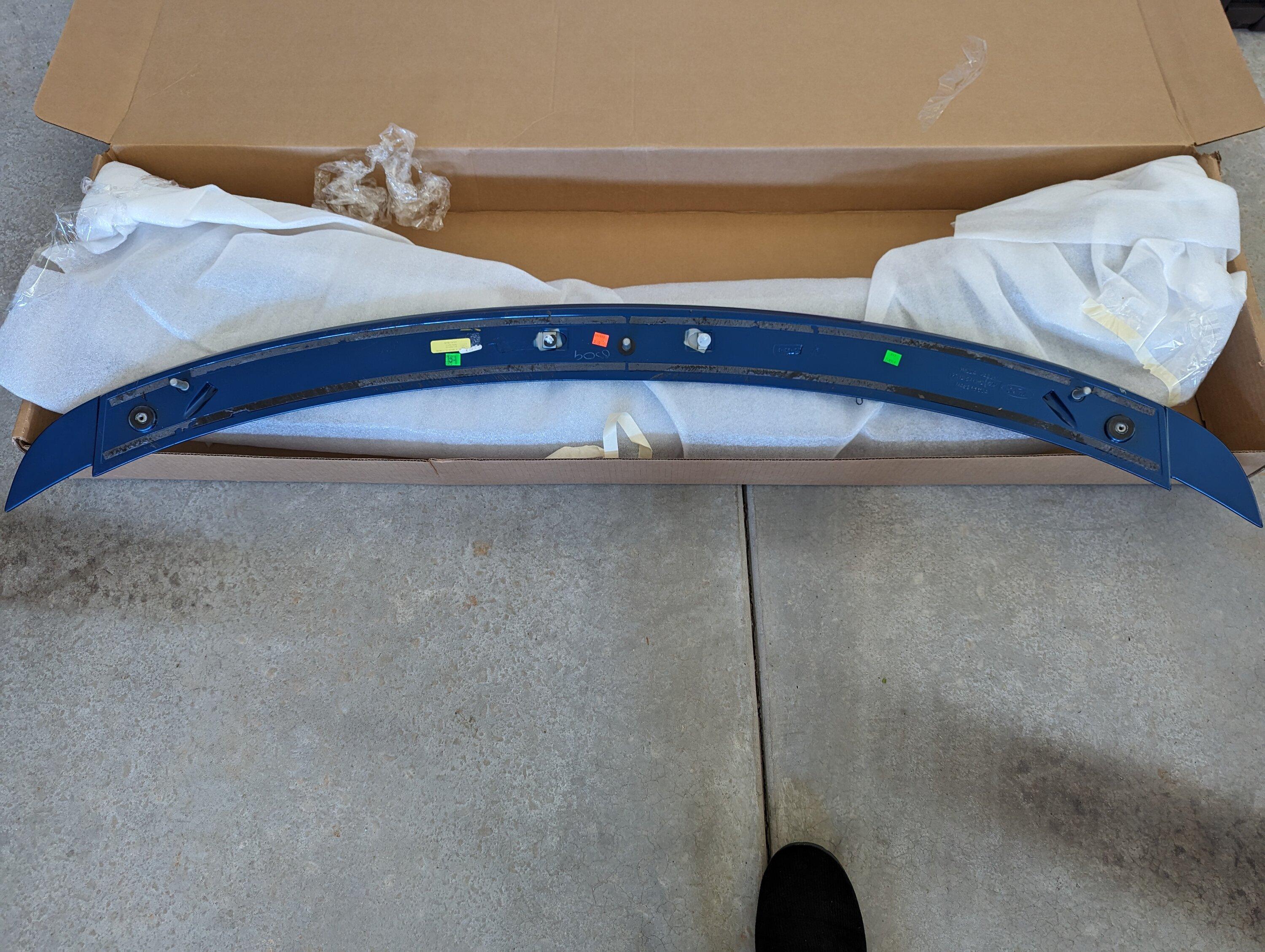 S650 Mustang Atlas Blue blade spoiler 1000002782