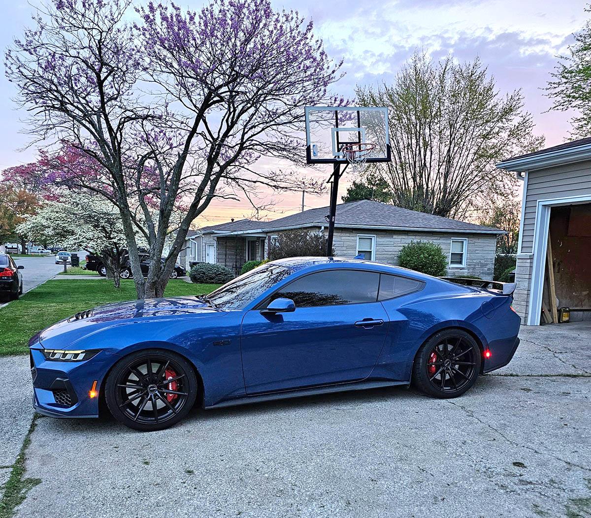 Making it Mine update: 2024 Mustang GT Atlas Blue build | Mustang7G ...