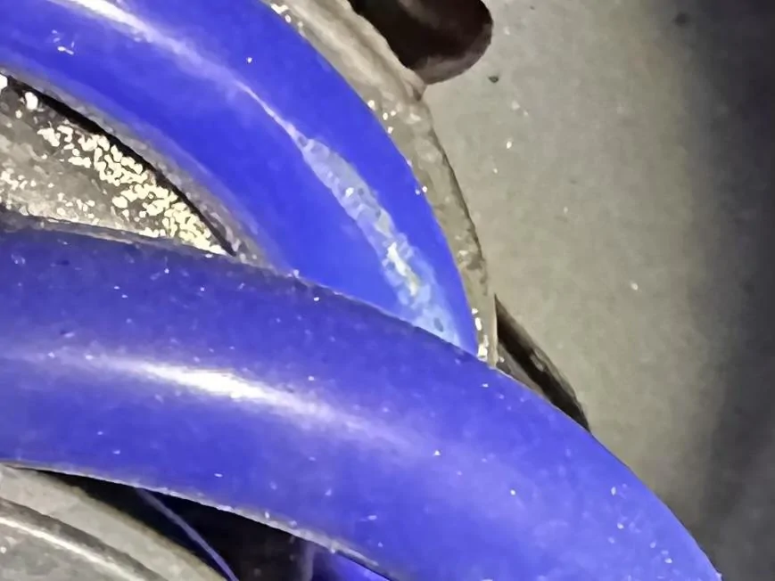 S650 Mustang Front suspension "clunks" when driving over bump/dips after mild Steeda lowering springs. IMG_6192