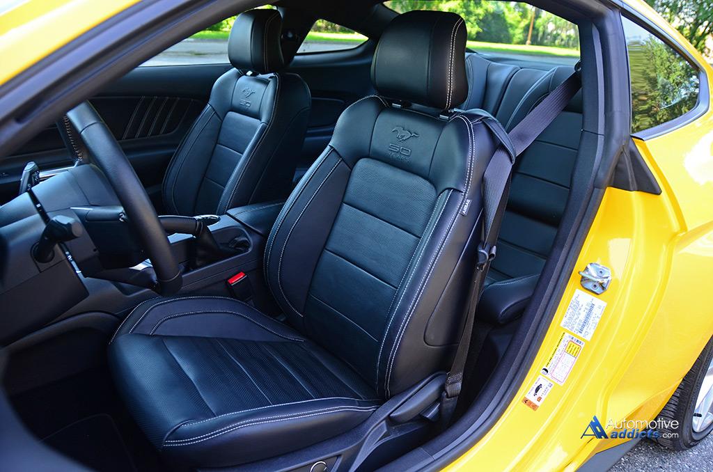 S650 Mustang Ford Mustang 60th Anniversary Package Limited Edition Draws on Classic Style of 1965 Original 2015-ford-mustang-gt-50th-anniversary-front-seats