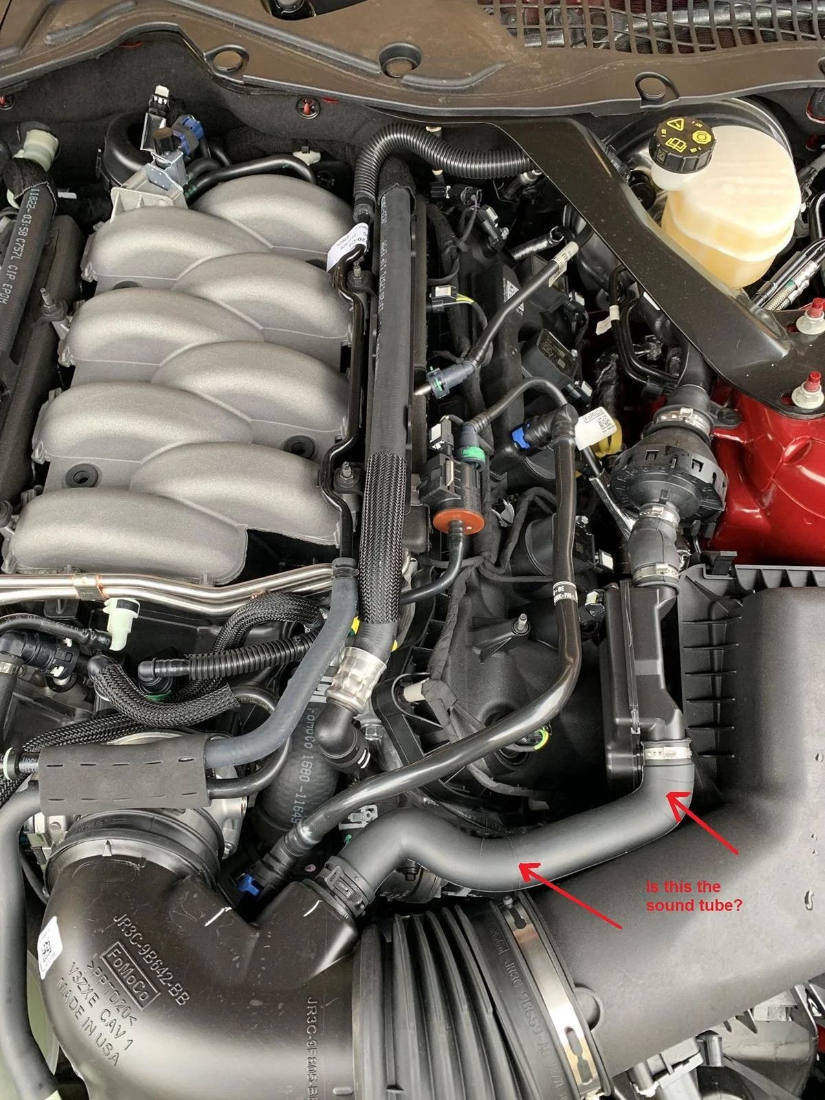 S650 Mustang Can the piped in fake exhaust sound be silenced? IMG_0979