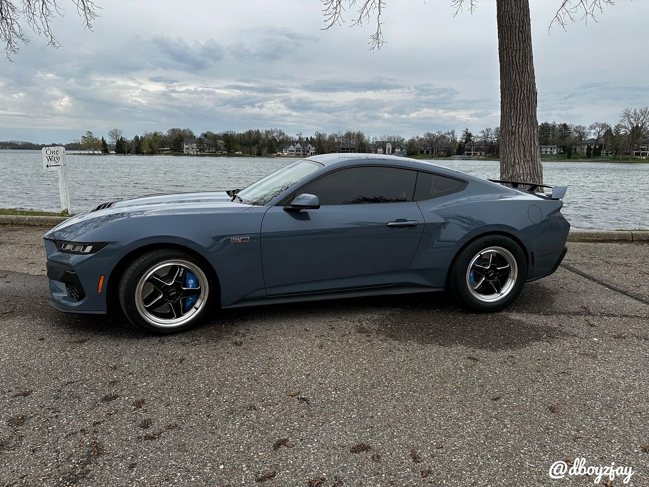 S650 Mustang Weld S155 Drag Pack installed on vapor blue Mustang Gt! Attachment-1