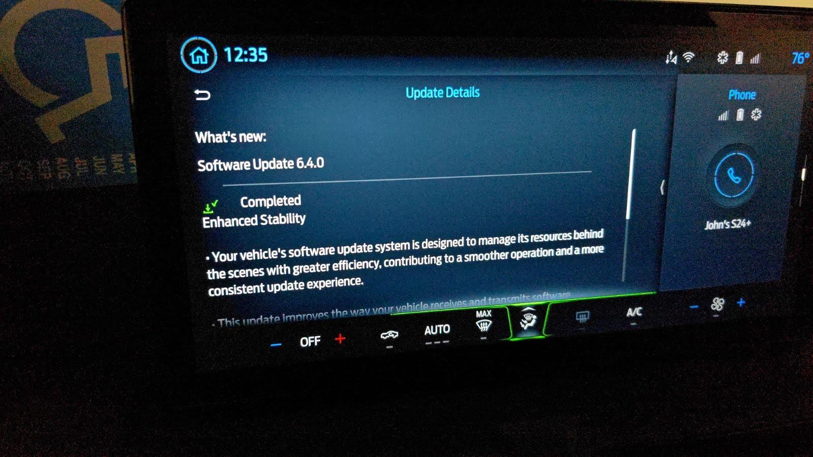 S650 Mustang Another Software update is here. 6.4.0 6.4.0