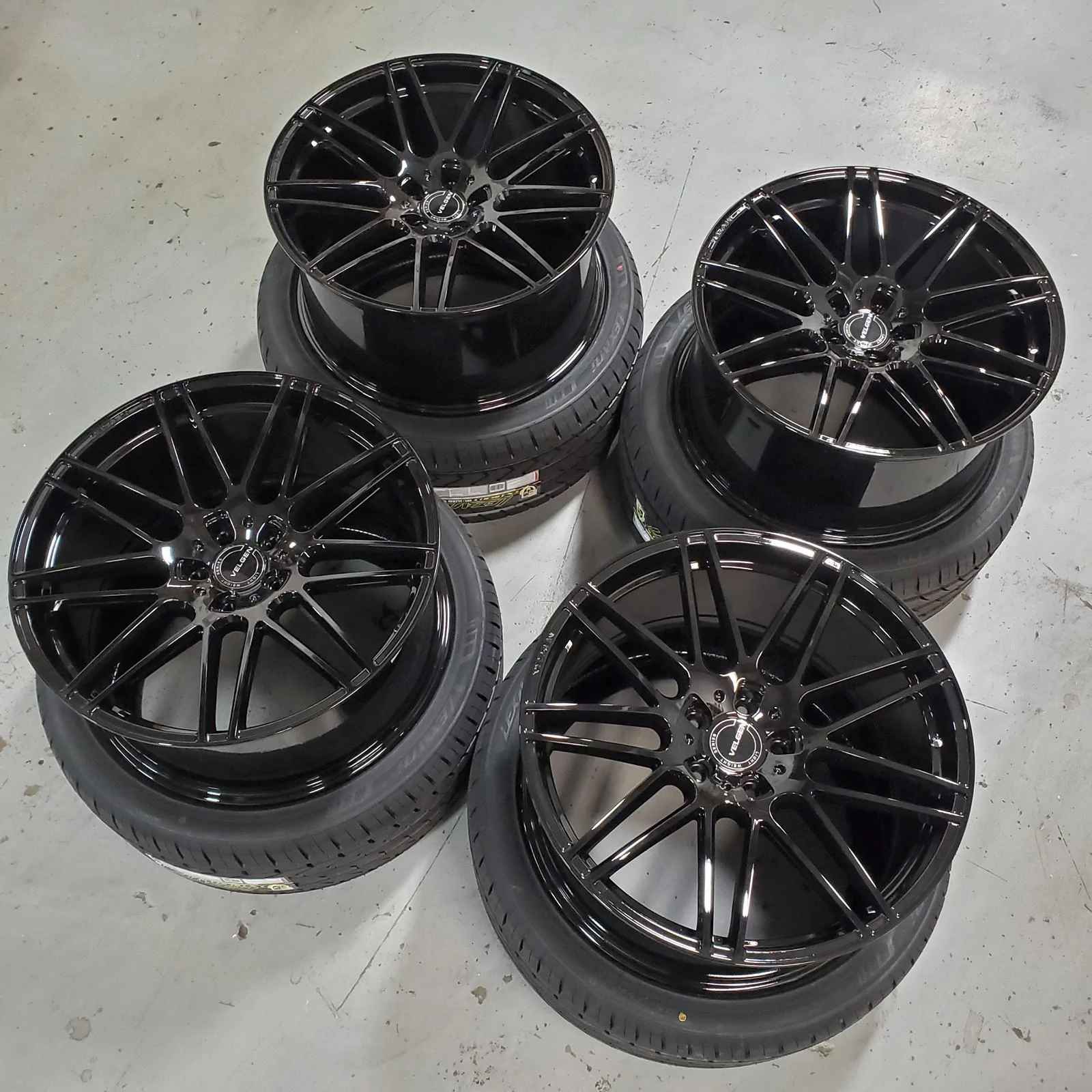 S650 Mustang 19" 20" Velgen Flow Forged Concave Wheels Mustang S650 - Vibe Motorsports Official Thread velgen-vf9-gloss-black-46309-8