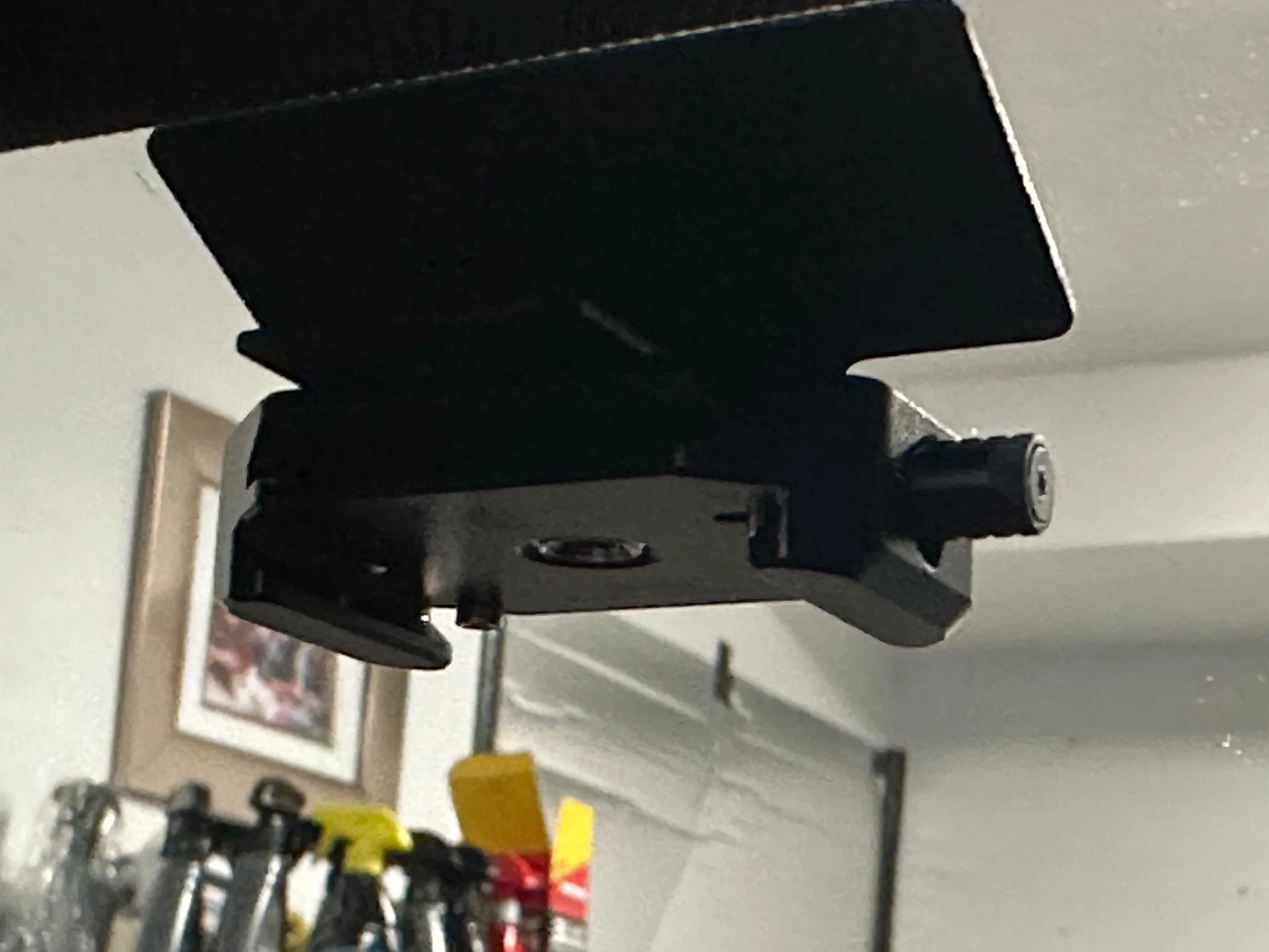S650 Mustang Redenso DS1 radar detector mounting IMG_4328