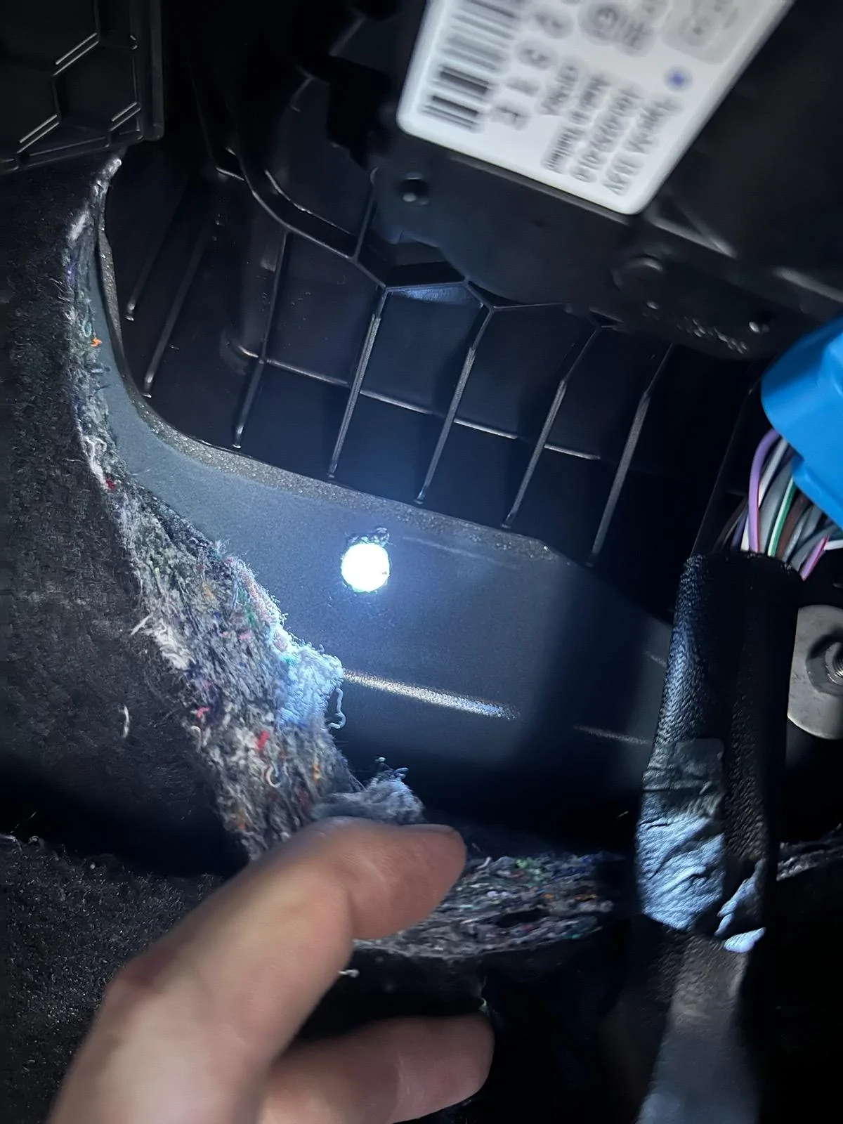S650 Mustang Need advice: routing subwoofer power through firewall IMG_1457