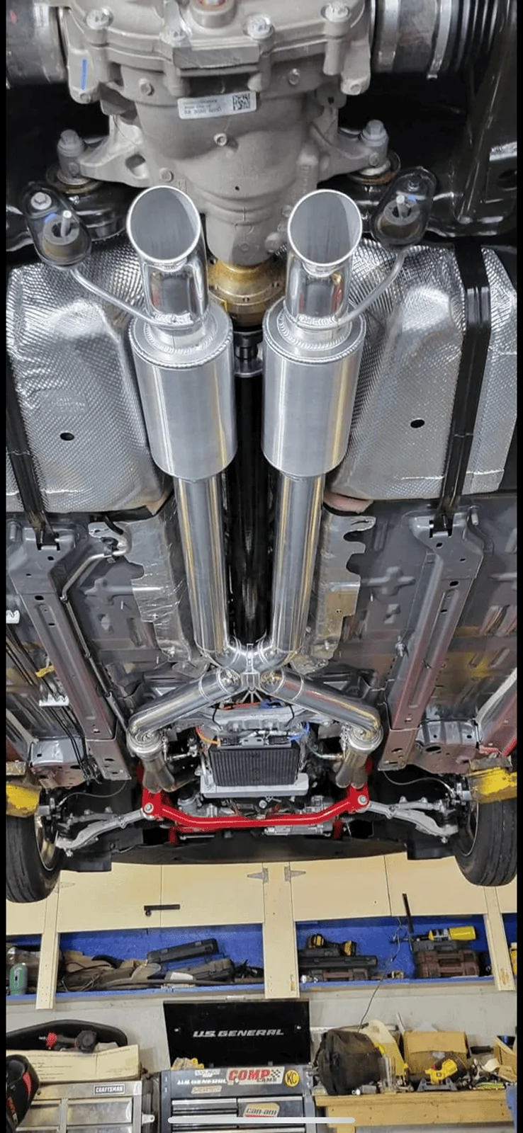 S650 Mustang What is the lightest weight exhaust system for the S650? IMG_1824