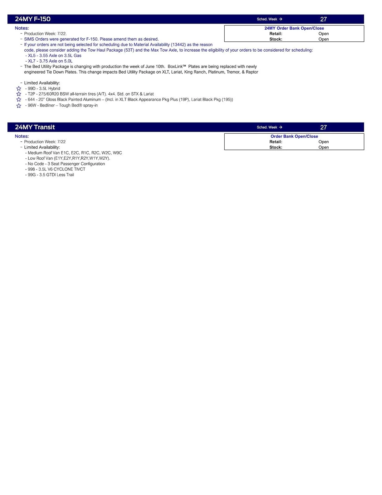 S650 Mustang 2024 Mustang No Scheduling This Week (5/30/24) US Ford Scheduling Notes - 5.28.24-3