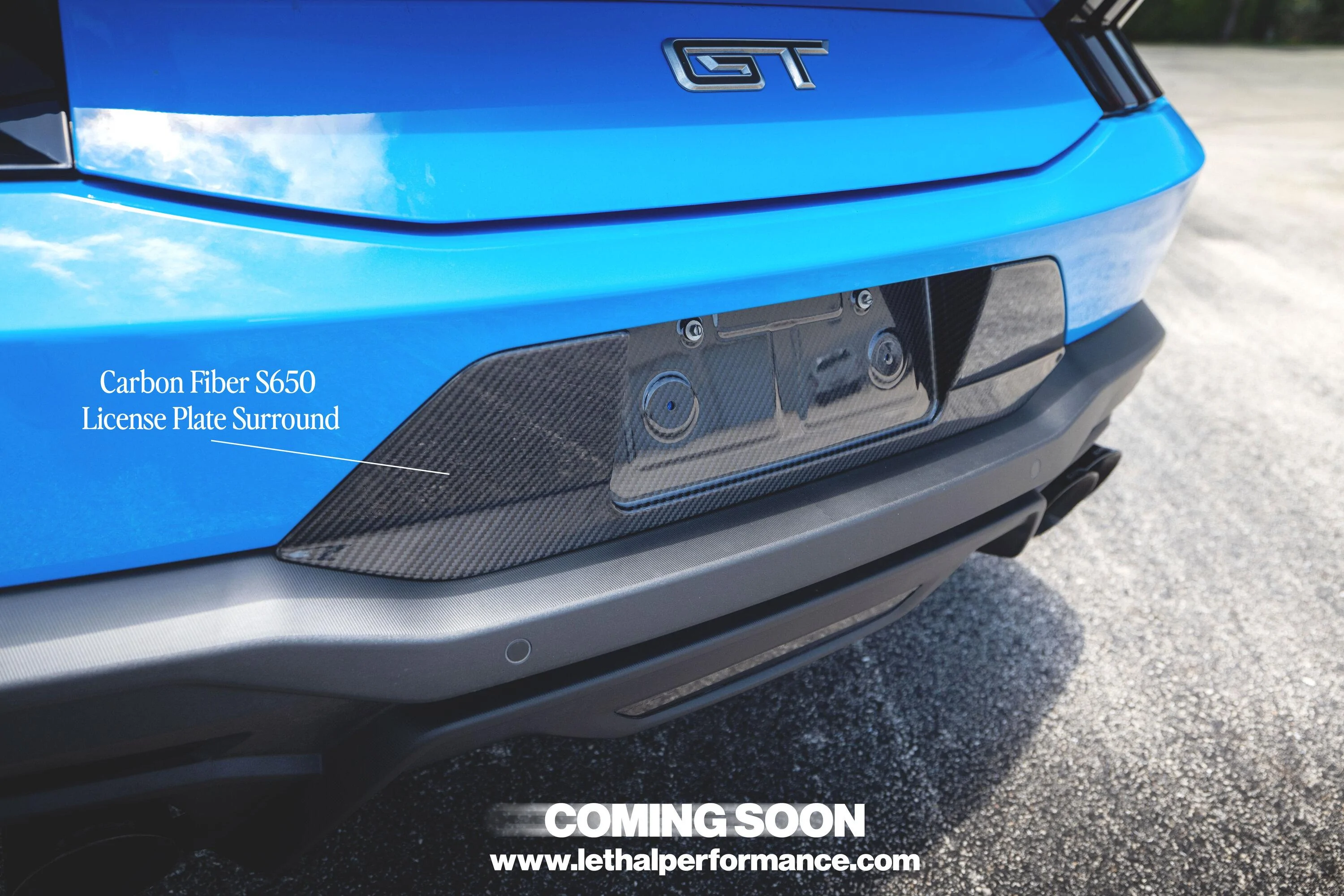 S650 Mustang Carbon Fiber Coming Soon to Lethal Performance!! comingsoon_licenseplate2