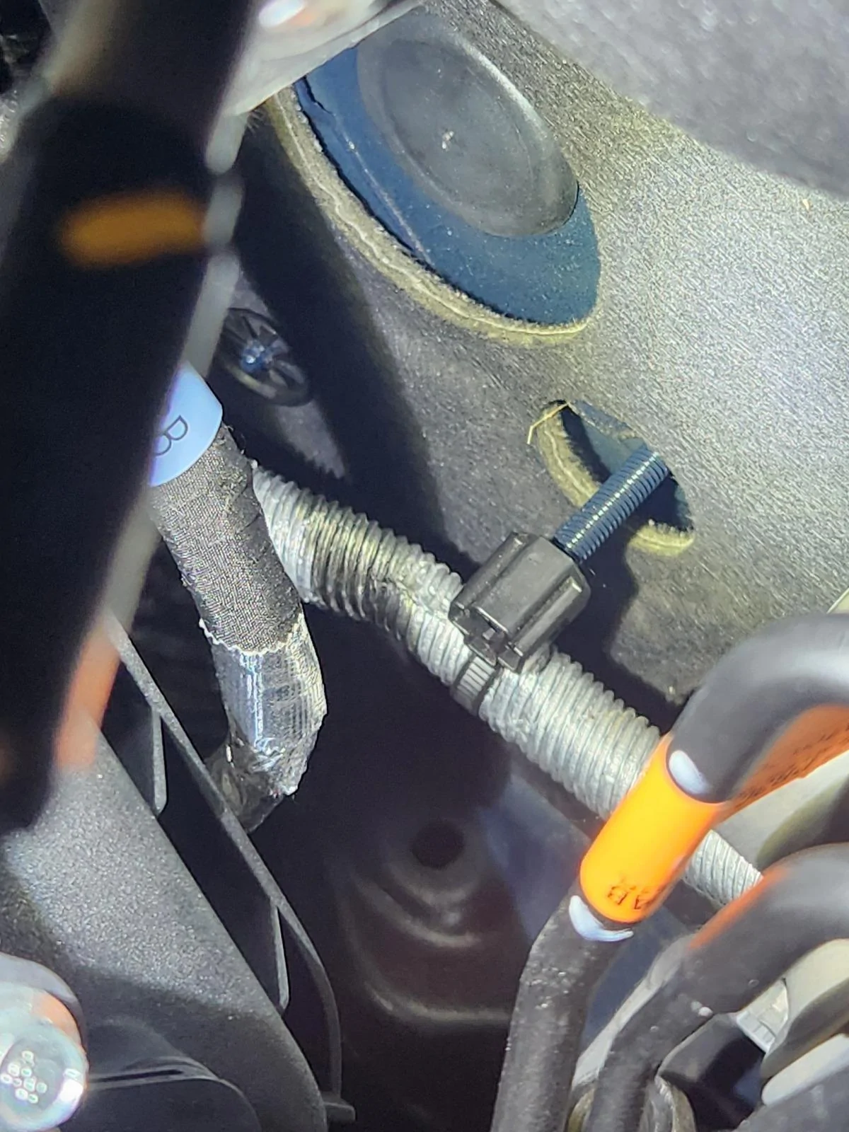 S650 Mustang Recall 24S36 - Leaking Hydraulic Clutch Pressure Line 20240608_164523