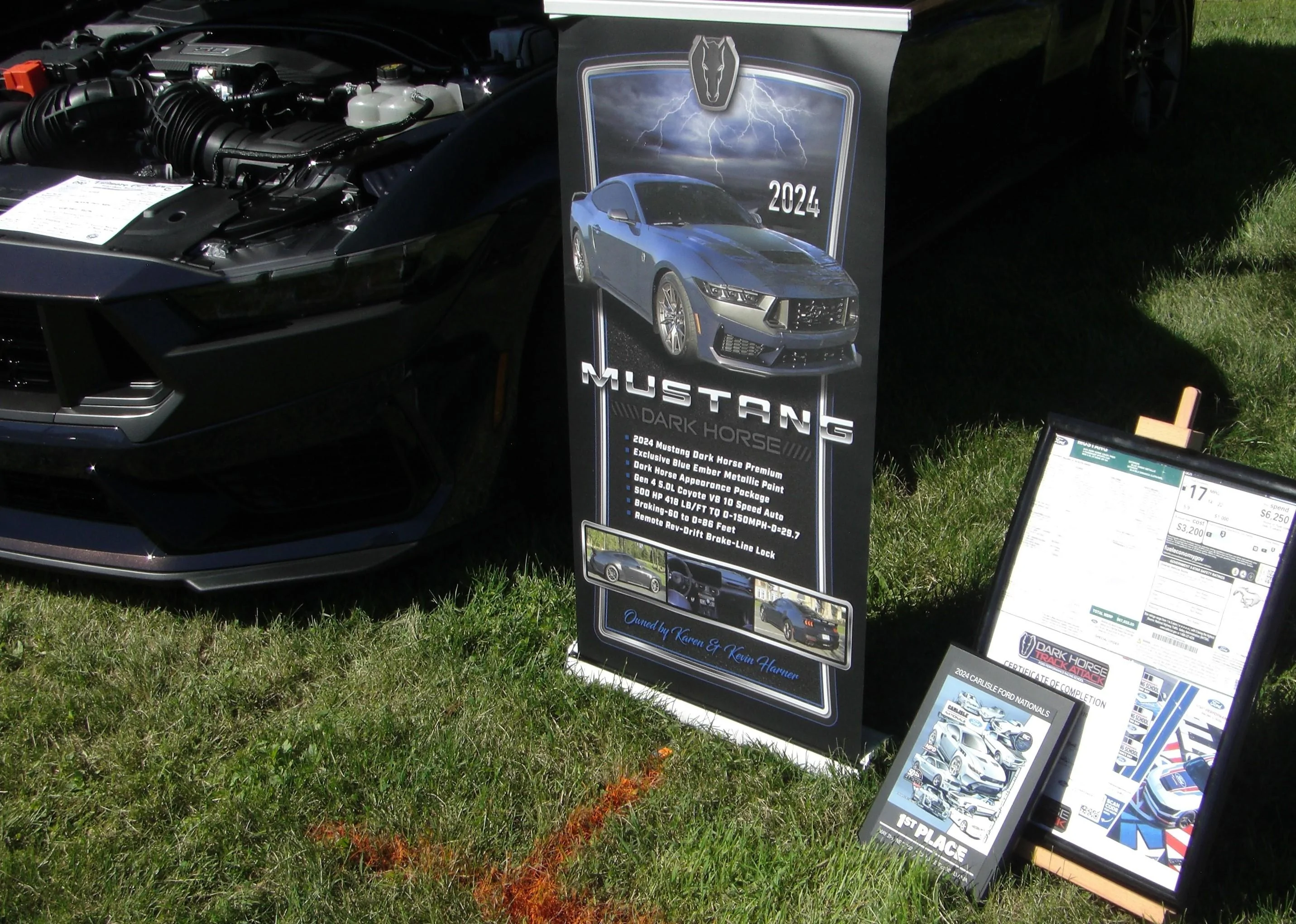 S650 Mustang All Ford Nationals = Double Win for my 2011 GT and 2024 Dark Horse! Karma 1st plac