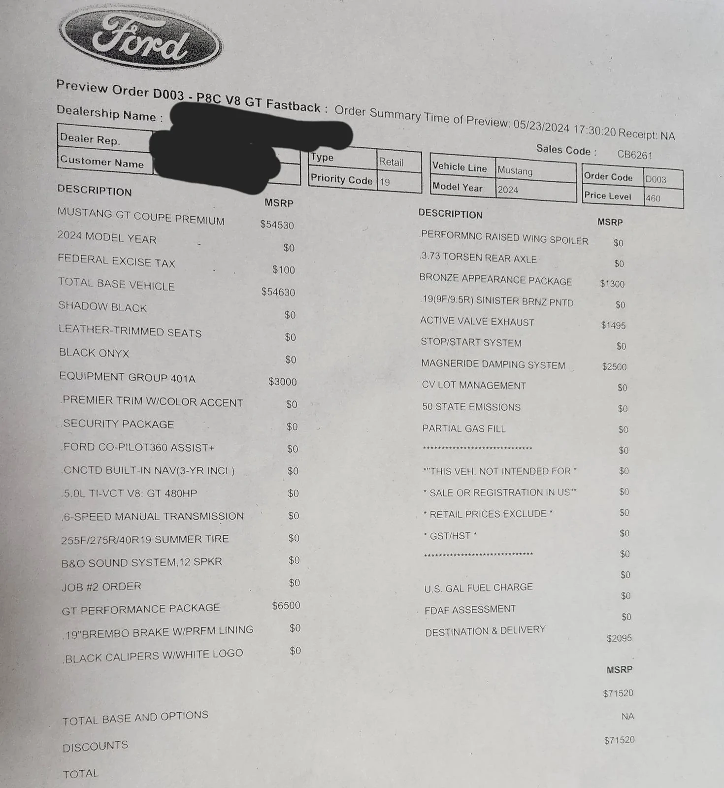 S650 Mustang 2024+ Mustang S650 Orders Tracking List & Stats [Enter Yours!] 20240619_212052