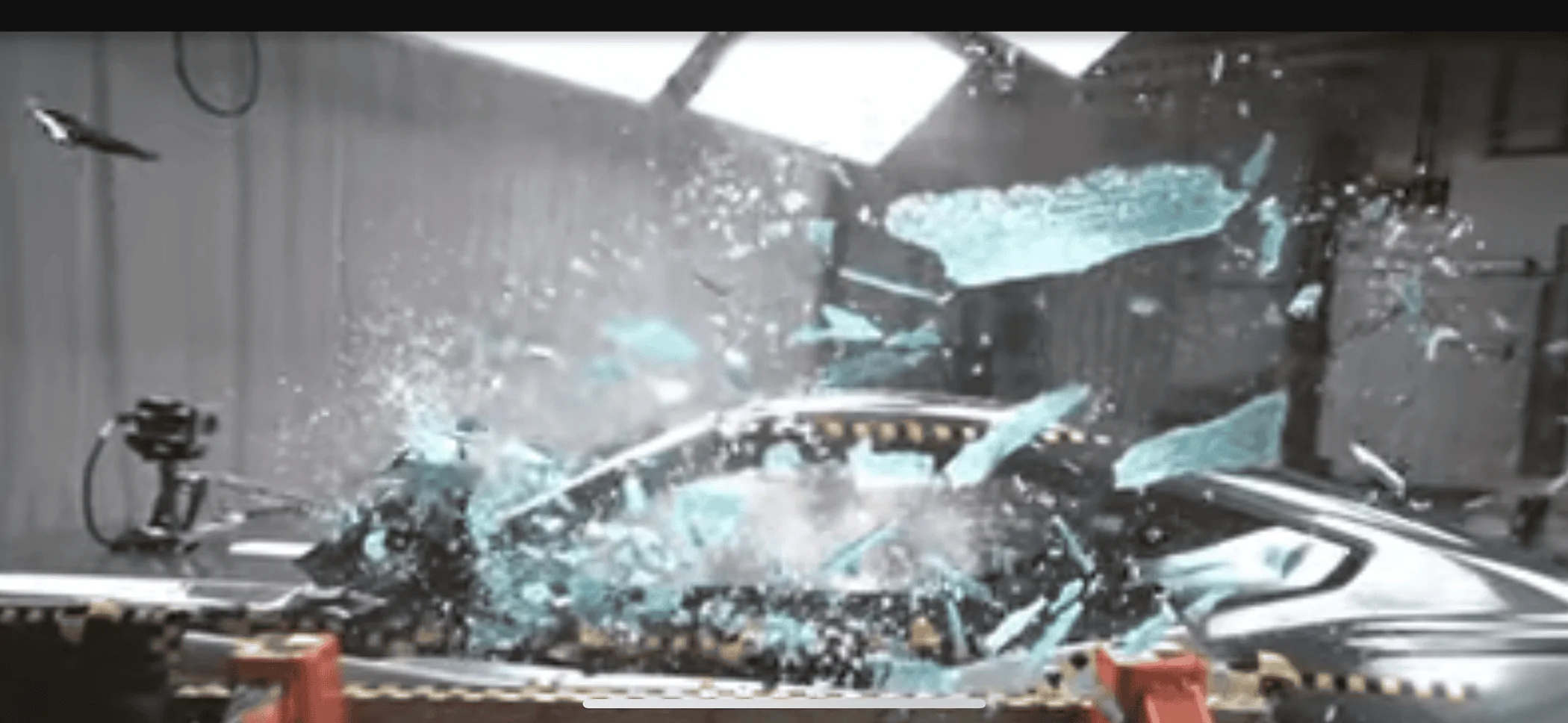S650 Mustang Crash Testing Video: 2024 Ford Mustang Coupe NHTSA MDB Side Crash Test IMG_2122