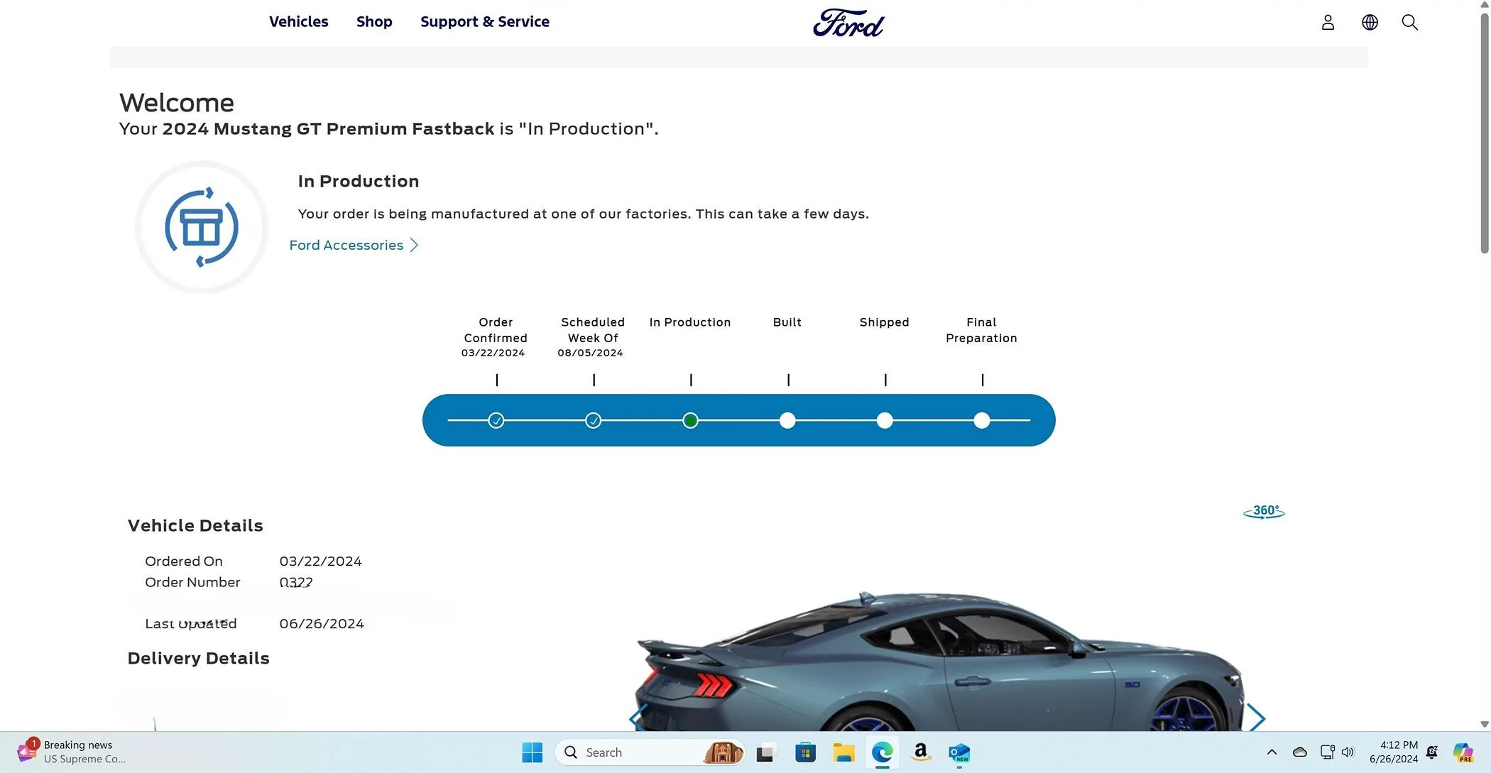 S650 Mustang mustang gt/cs pushed back must1