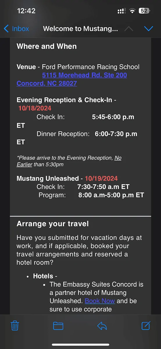S650 Mustang New Experiences "Unleashed Events" are Coming for 2024 Mustang Owners IMG_3056
