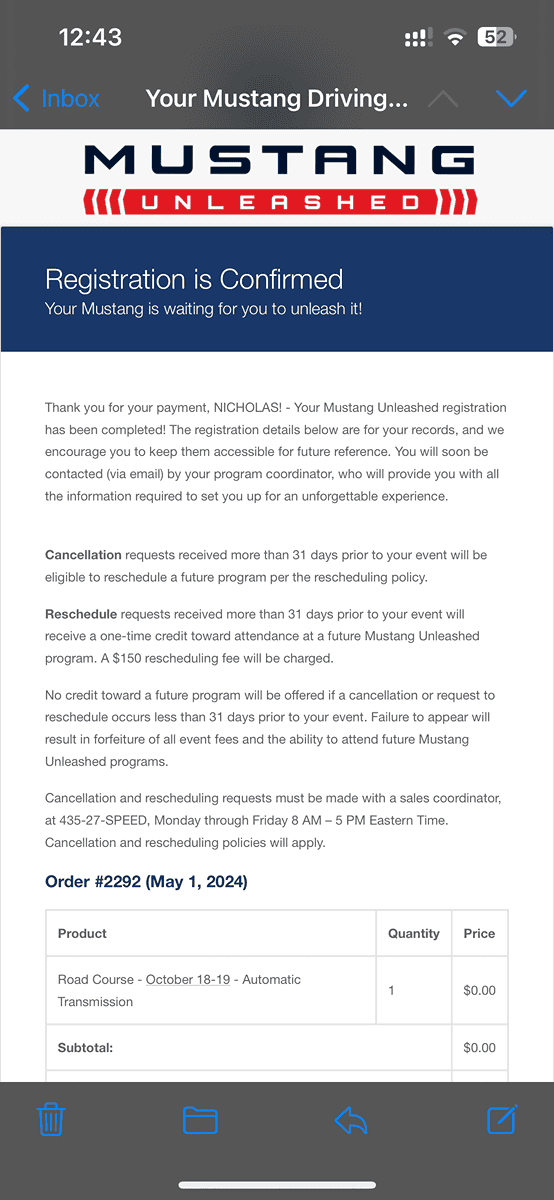 S650 Mustang New Experiences "Unleashed Events" are Coming for 2024 Mustang Owners IMG_3057