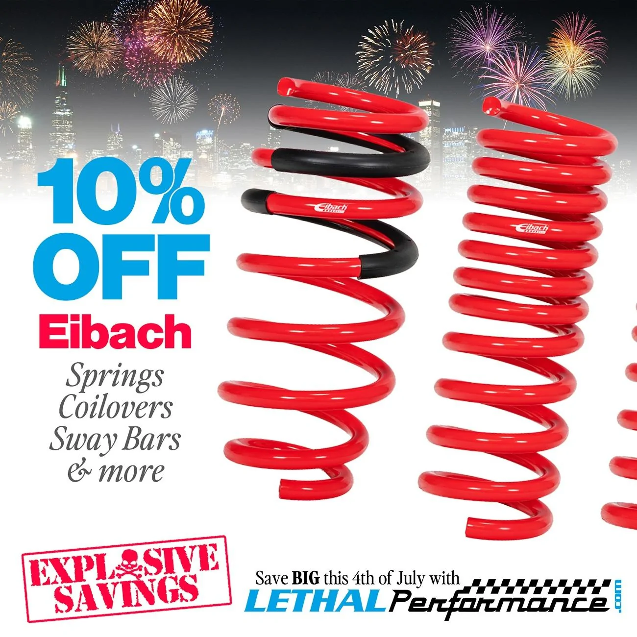 S650 Mustang 4th of July SALES start NOW at Lethal Performance! 4th_Eibach_Springs