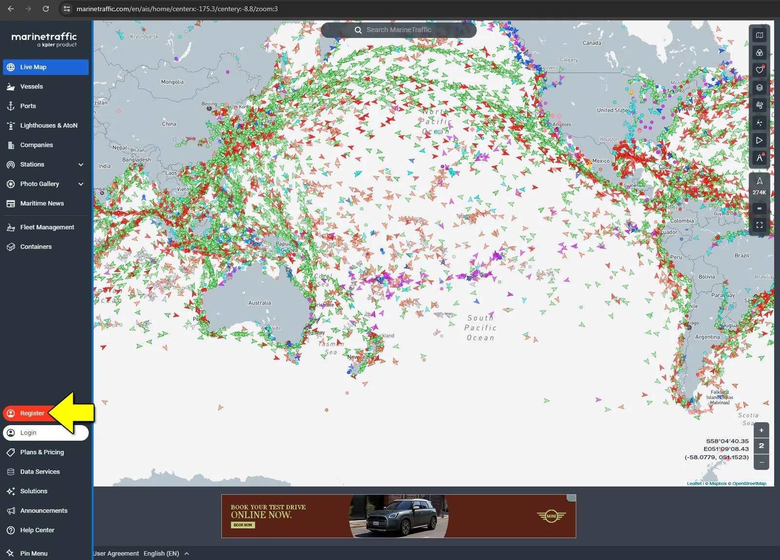 S650 Mustang Tracking your Mustang between Baltimore & Australia MT1