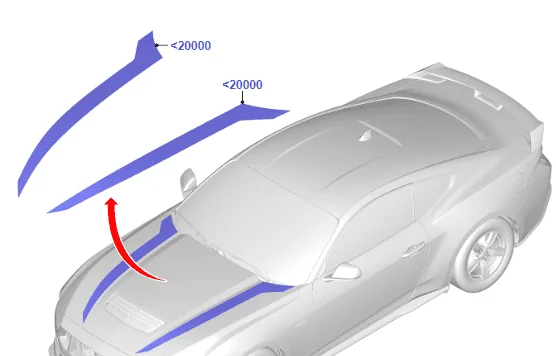 S650 Mustang What do you think of these EcoBoost Hood Graphics 1720288627868-5f
